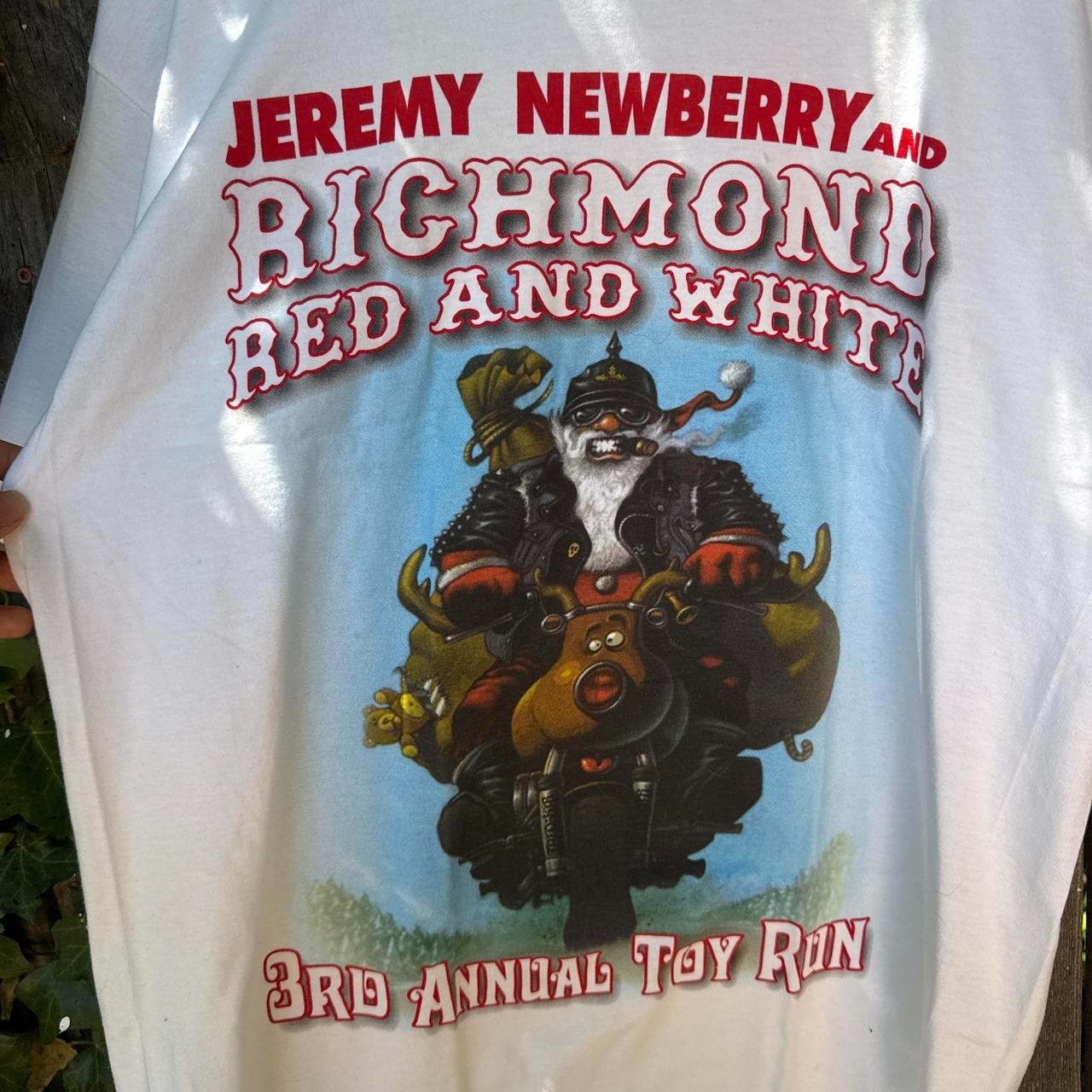VINTAGE JEREMY NEWBERRY RICHMOND TOY RUN GRAPHIC TEE SIZE L gallery
