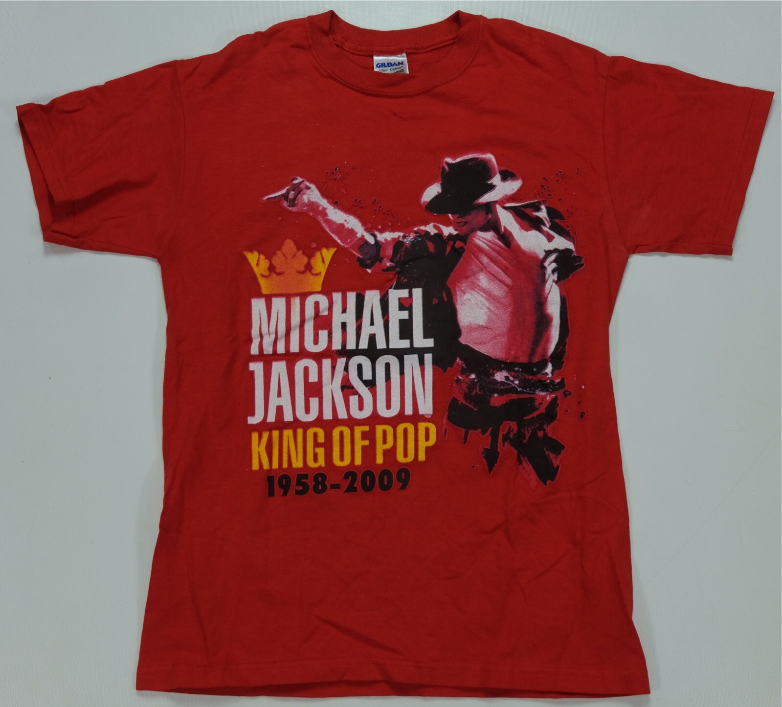 Rare Vintage Michael Jackson The King of Pop 1958-2009 Memorial T Shirt 2000s S gallery