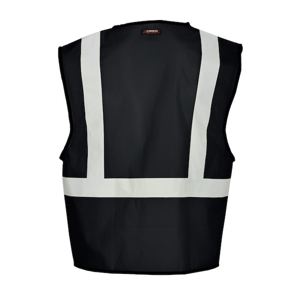 Kishigo B120-2X-3X High-Visibility Vest, Black, 2Xl/3Xl gallery