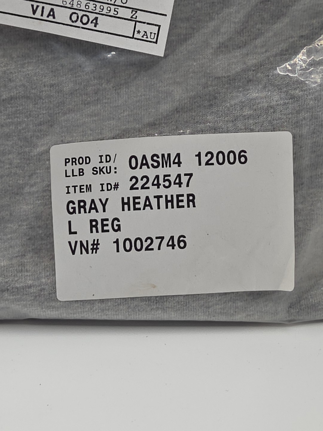 LL Bean Mens Large Heather Gray Short Sleeve T Shirt 100 Cotton New gallery