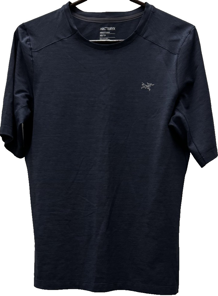 Arc’teryx T-Shirt, S/S, Men’s Extra Small, Navy Blue