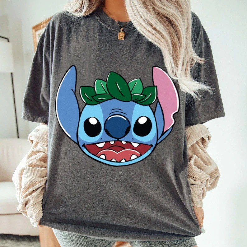Stitch Lilo Big Face Shirt, Retro Stitch Shirt gallery