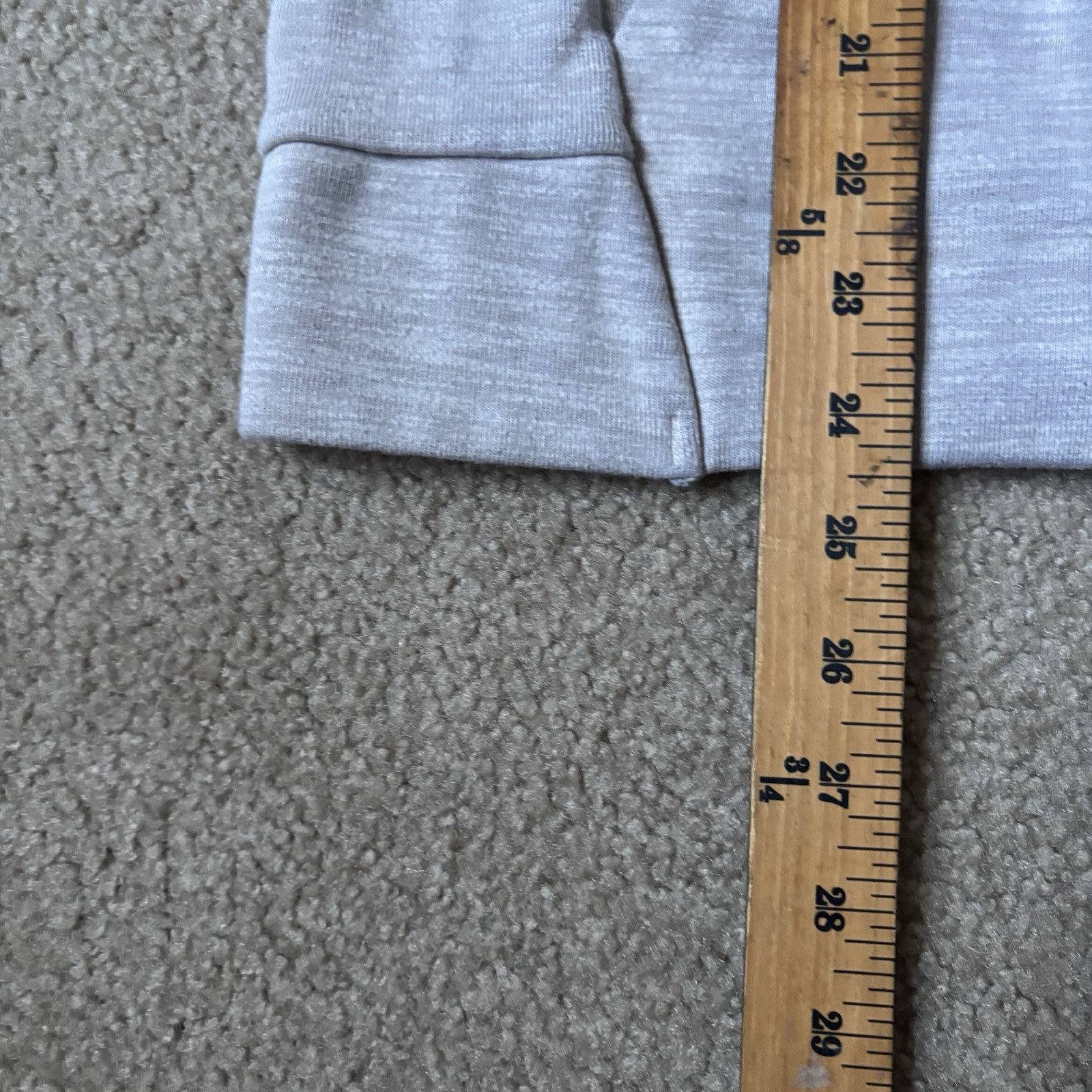 Men's Nike Cream Sweatshirt With Kangaroo Pocket Size Small Y2K Cold Gear gallery