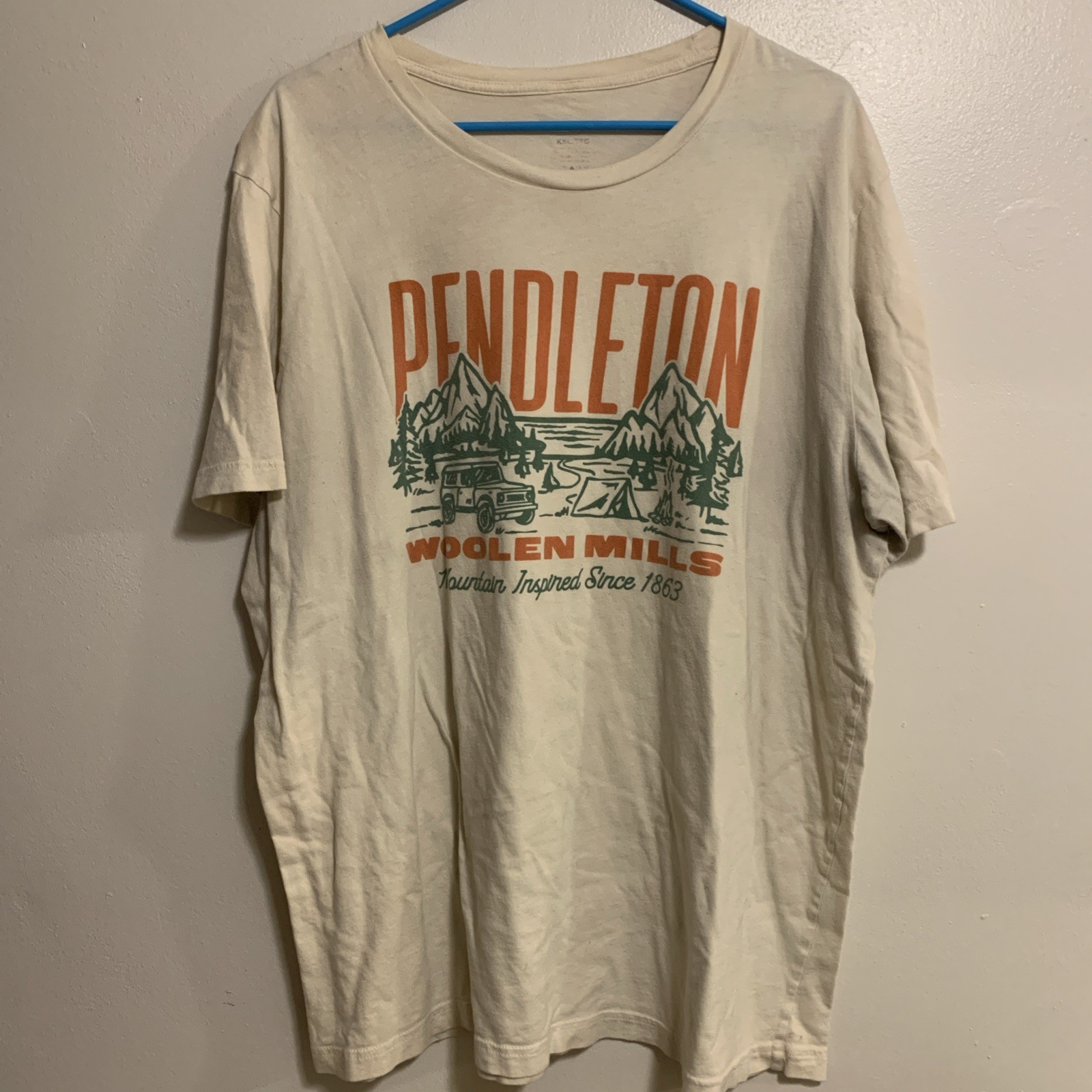 Pendleton Woolen Mills Graphic T Shirt Men’s 2XL Mountain Camping Outdoor Tee gallery