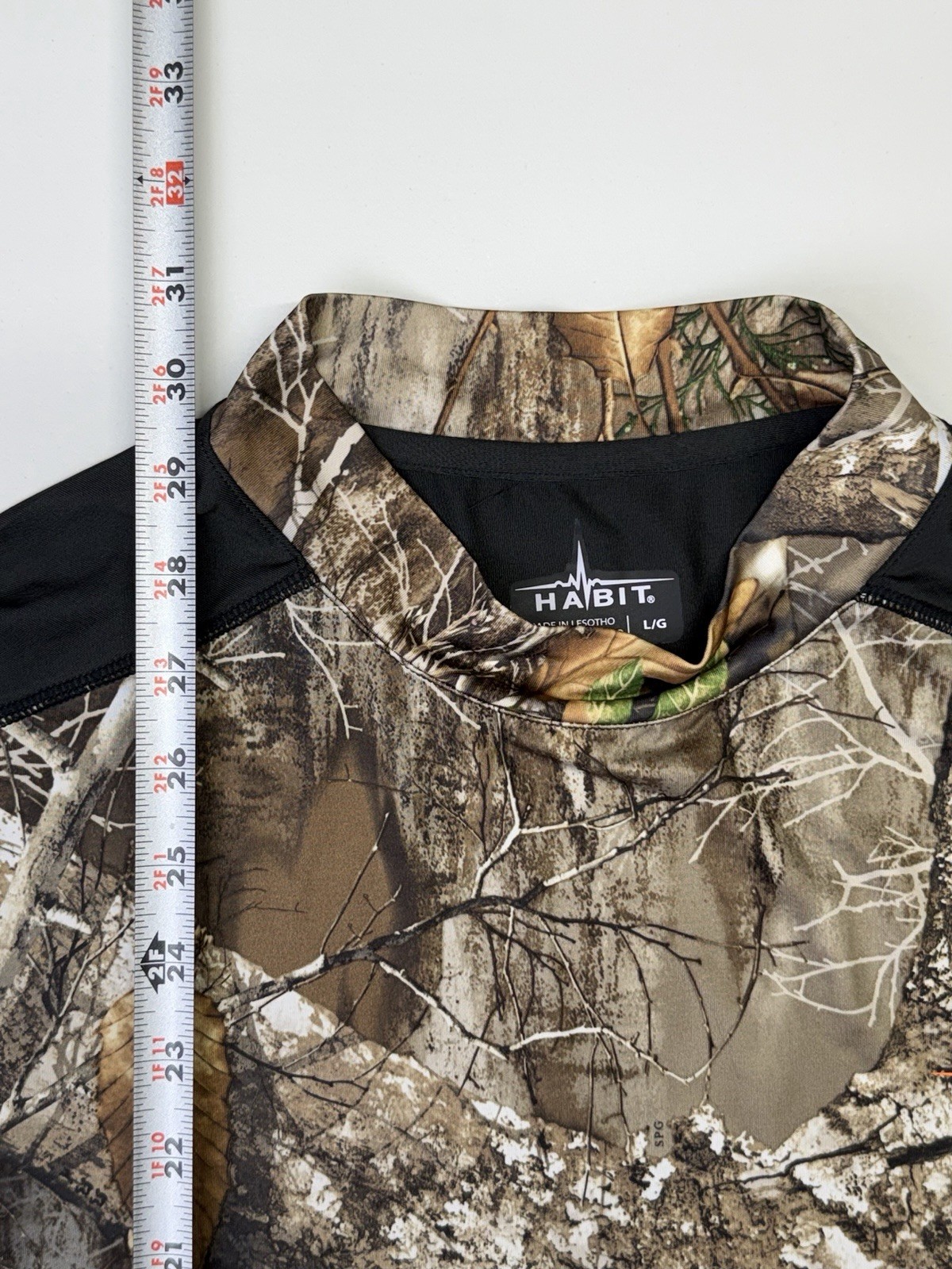 Habit Realtree Camouflage Scent Factor Shirt Hunting Long Sleeve Mens Sz Large gallery