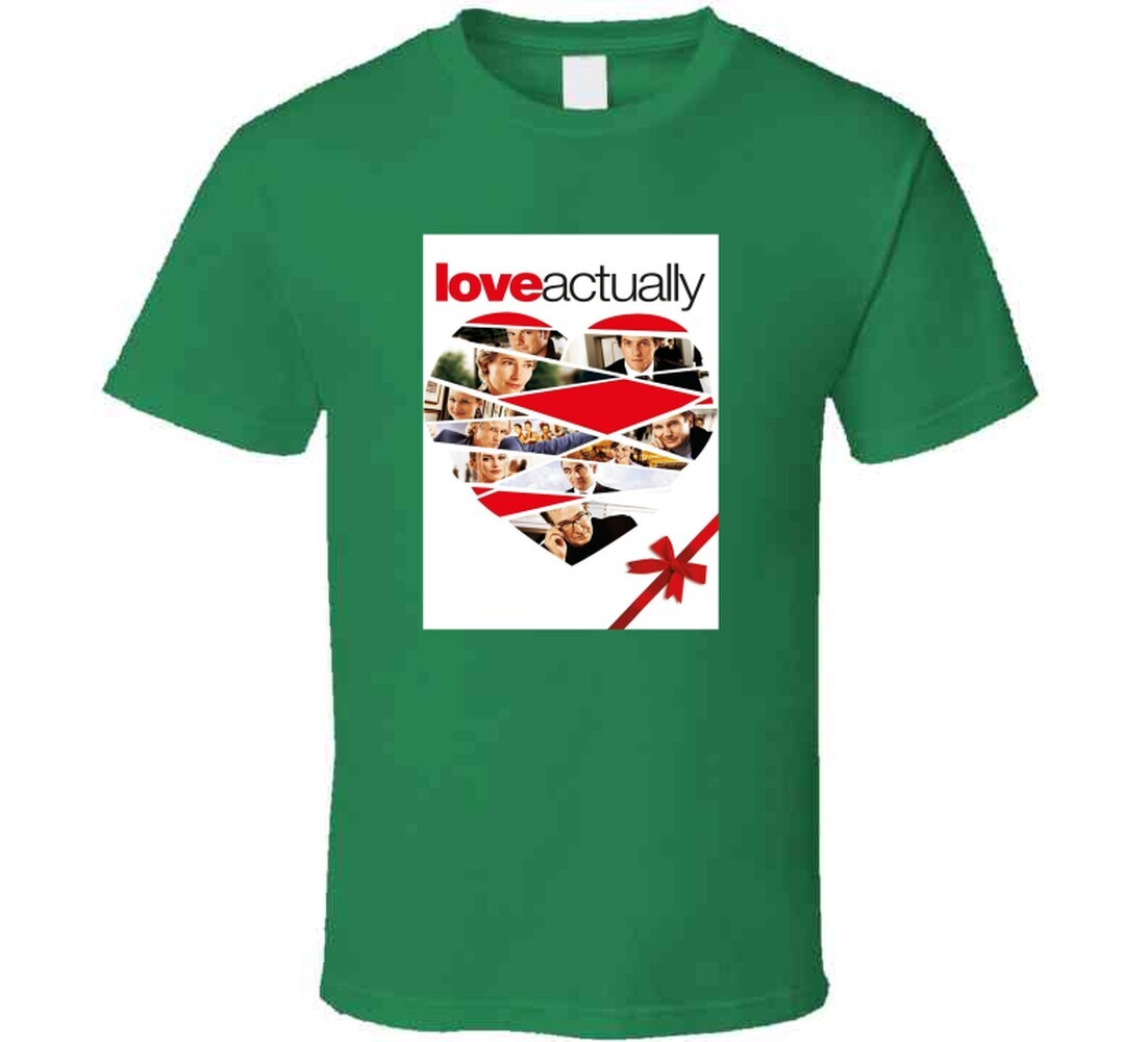 Love Actually Tee Classic Rom Com Christmas Holiday Movie T Shirt gallery