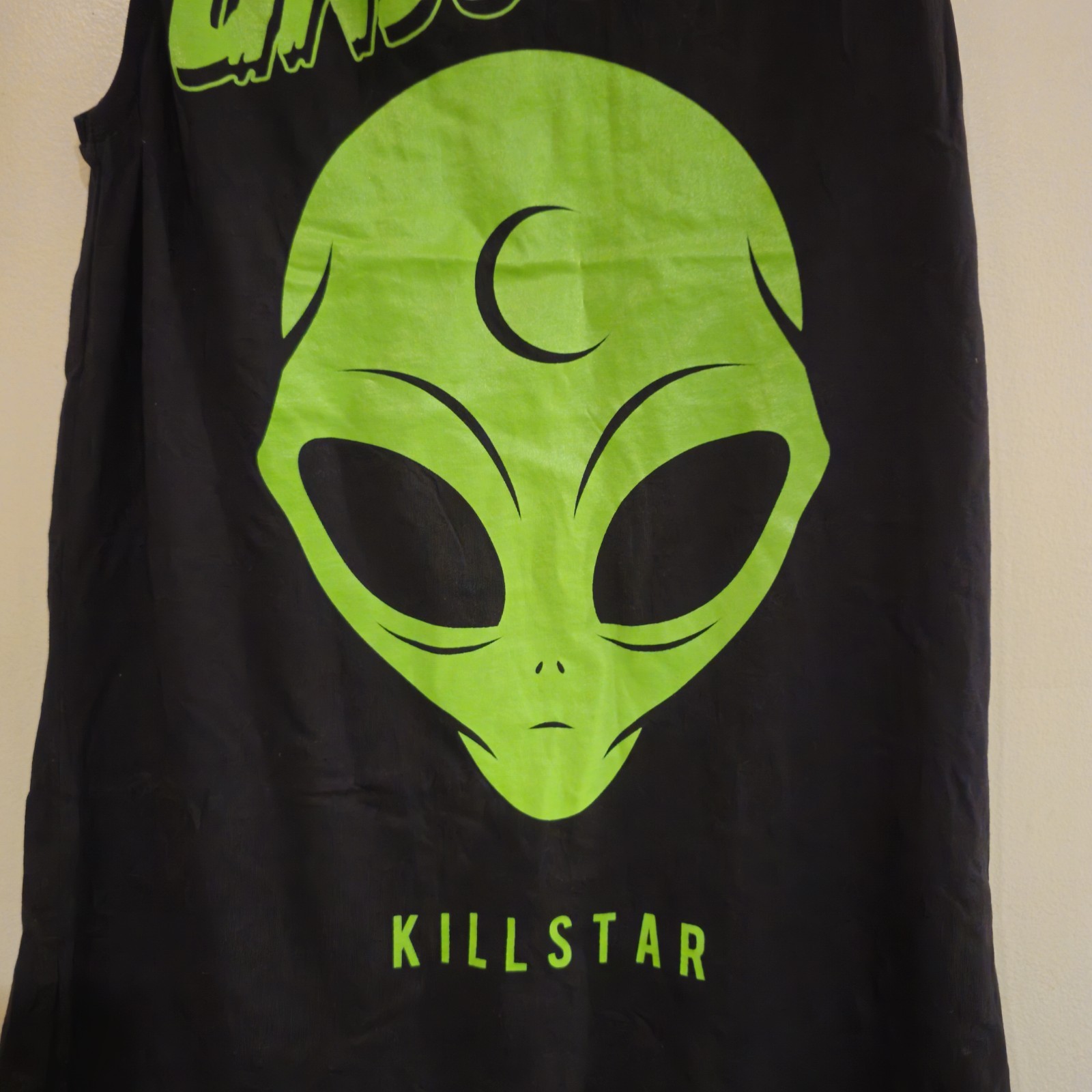 Killstar Forever Unsocial Alien Tank Top Mens Size Large Excellent Pre-owned gallery