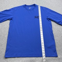 Arc’teryx Kragg SL Cotton Bird Tile LS Shirt Mens Medium Blue Long Sleeve Tee