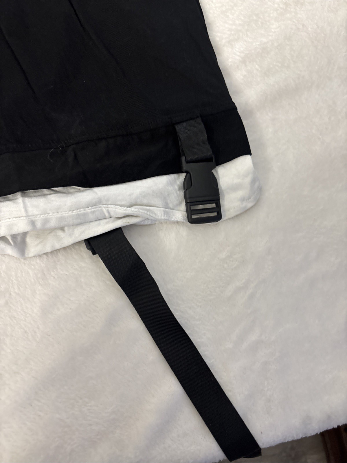 11BYBBSDARK Graphic Techwear Shirt 2XL Black Buckle Strap Oversized Tee gallery