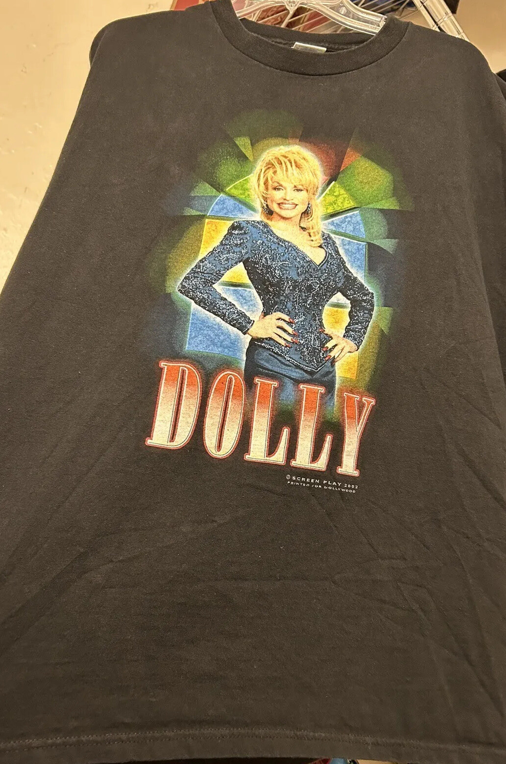 Vintage 2002 Dolly Parton Dollywood Tour Shirt Tee XL Country Willie Nelson Y2K gallery