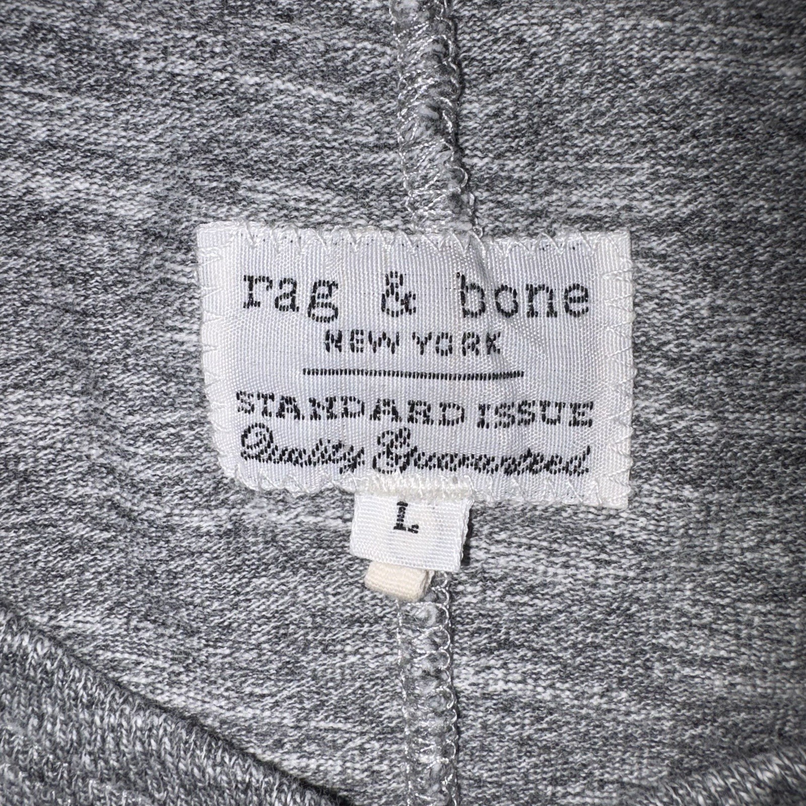 Rag & Bone Standard Issue T-Shirt and Gray Heather Mens Large gallery