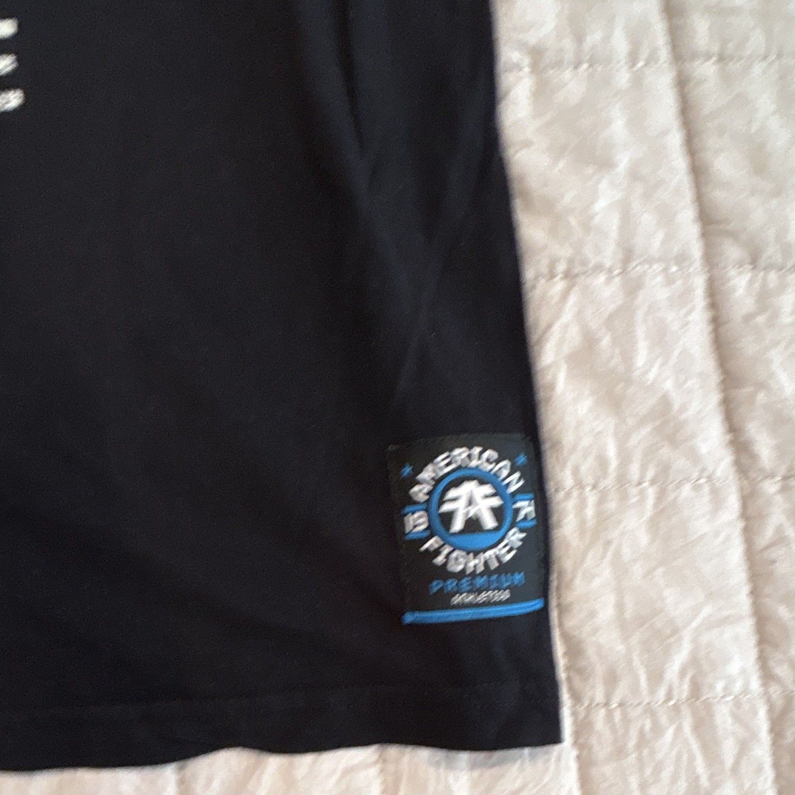 American Fighter Men’s Black T-Shirt, Red White, And Blue Size Large Nwt gallery