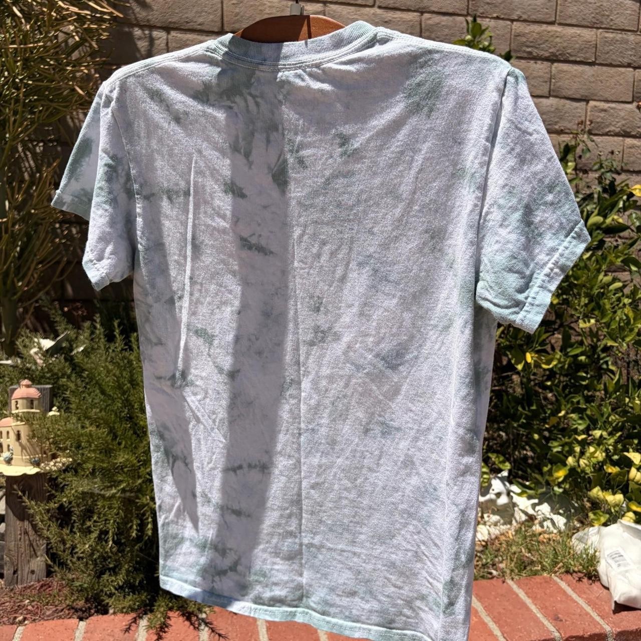 Mad Engine Goosebumps HorrorLand Graphic Tie-Dye Tee Mens S White Blue gallery