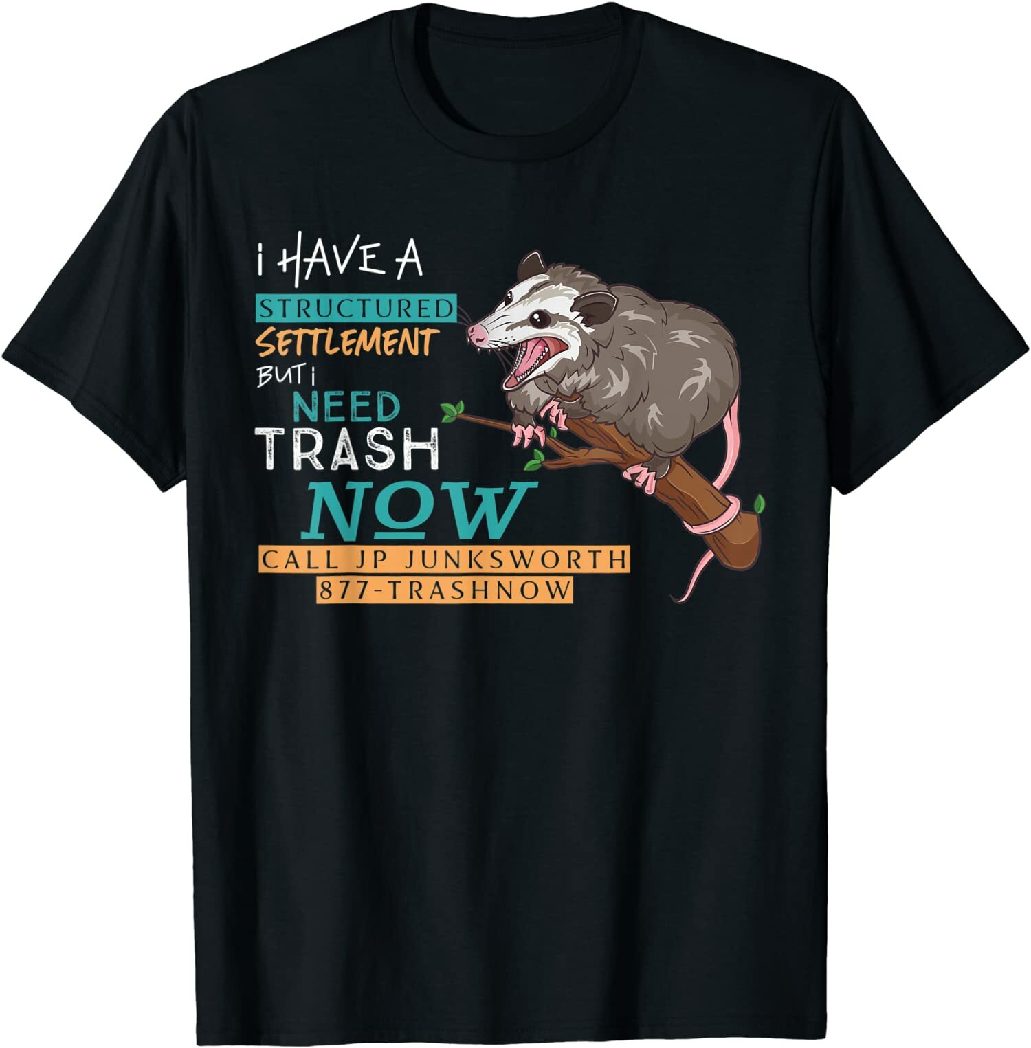 NEW LIMITED Funny P0ssum Cool Premium Great Gift Idea Tee T-Shirt Size S-3XL gallery