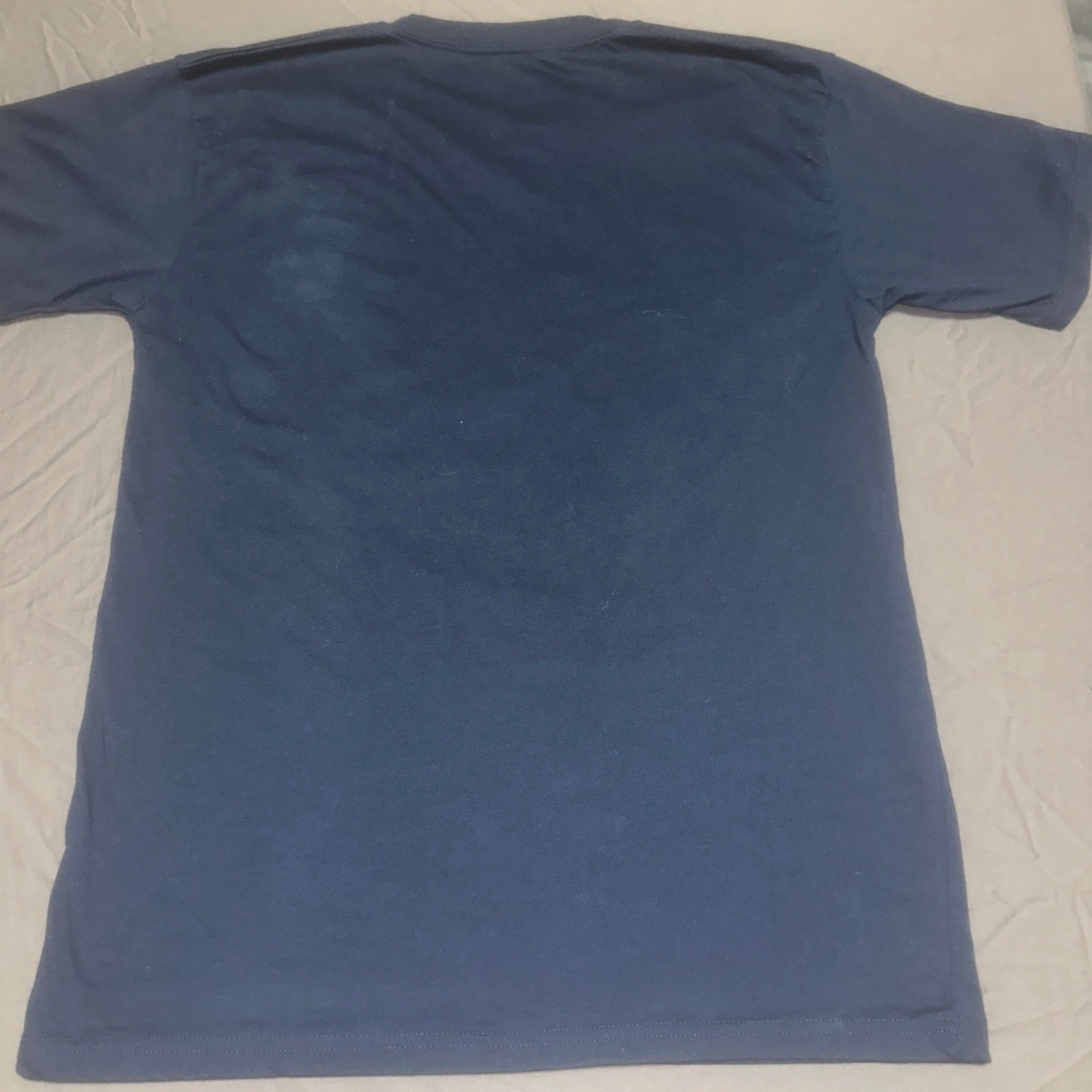 Mens Cambodia Monks Graphic Shirt Large Regular Navy Blue Souvenir Travel Tee gallery