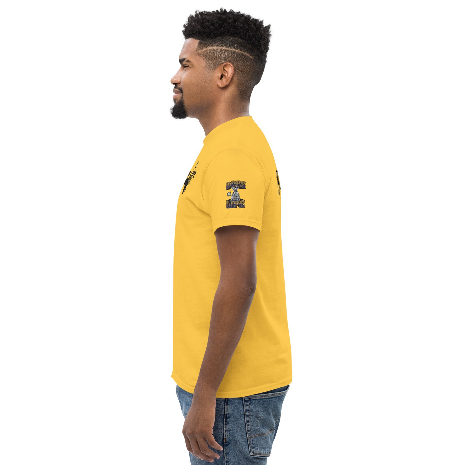 Boss Life african money back signature embroisery sleeve Unisex classic tee gallery