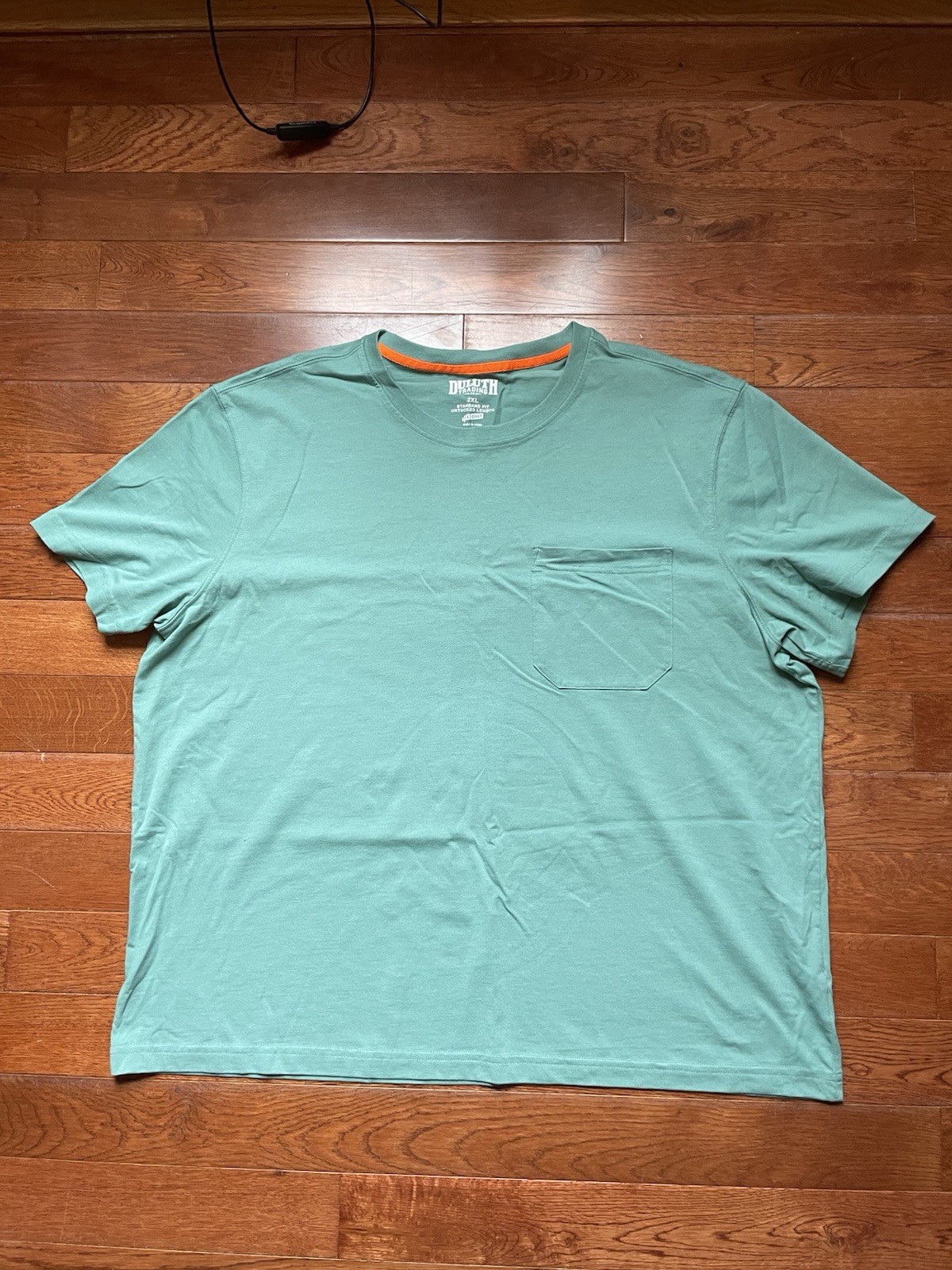 Duluth Trading 40Grit T Shirt Untucked Length Pocket Men’s XXL Standard Fit 2XL gallery