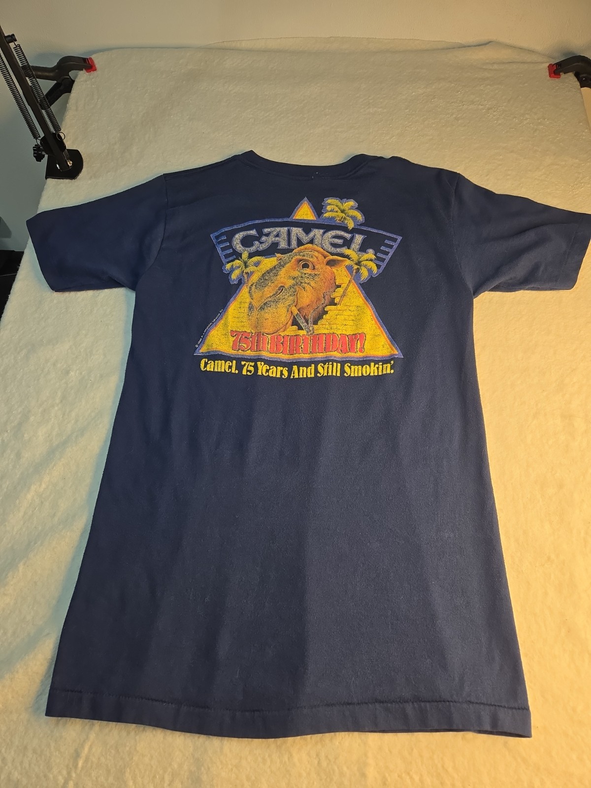 JOE Camel 75th Birthday 1988 Vintage Single Stitch T-Shirt S – USA Promo Graphic gallery