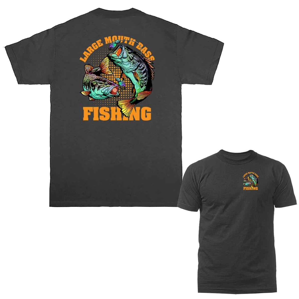 Large Mouth Bass Fishing Outdoor Sports T-Shirt