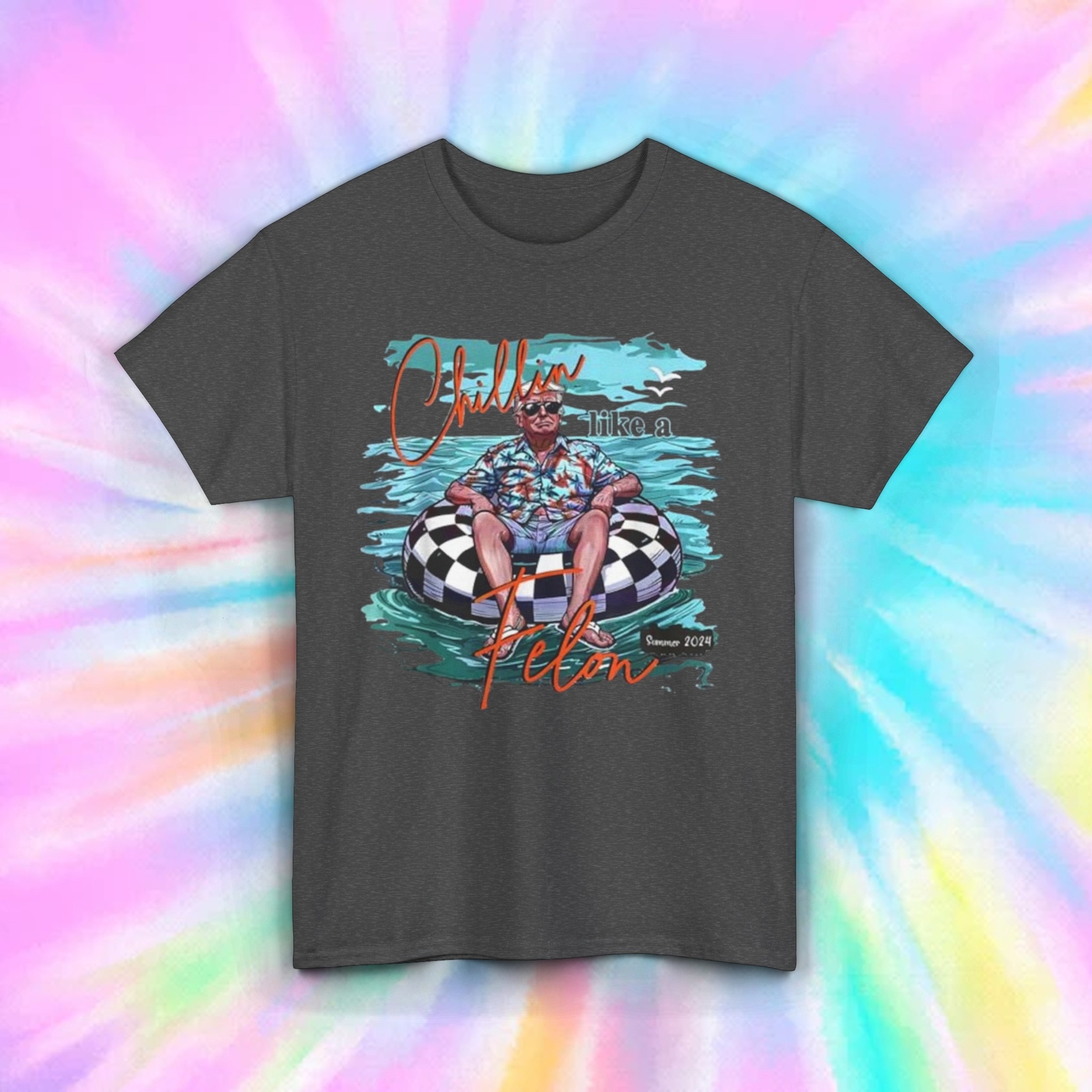 Chillin' Like a Felon T-Shirt | Funny Summer Graphic Tee | S-5XL gallery