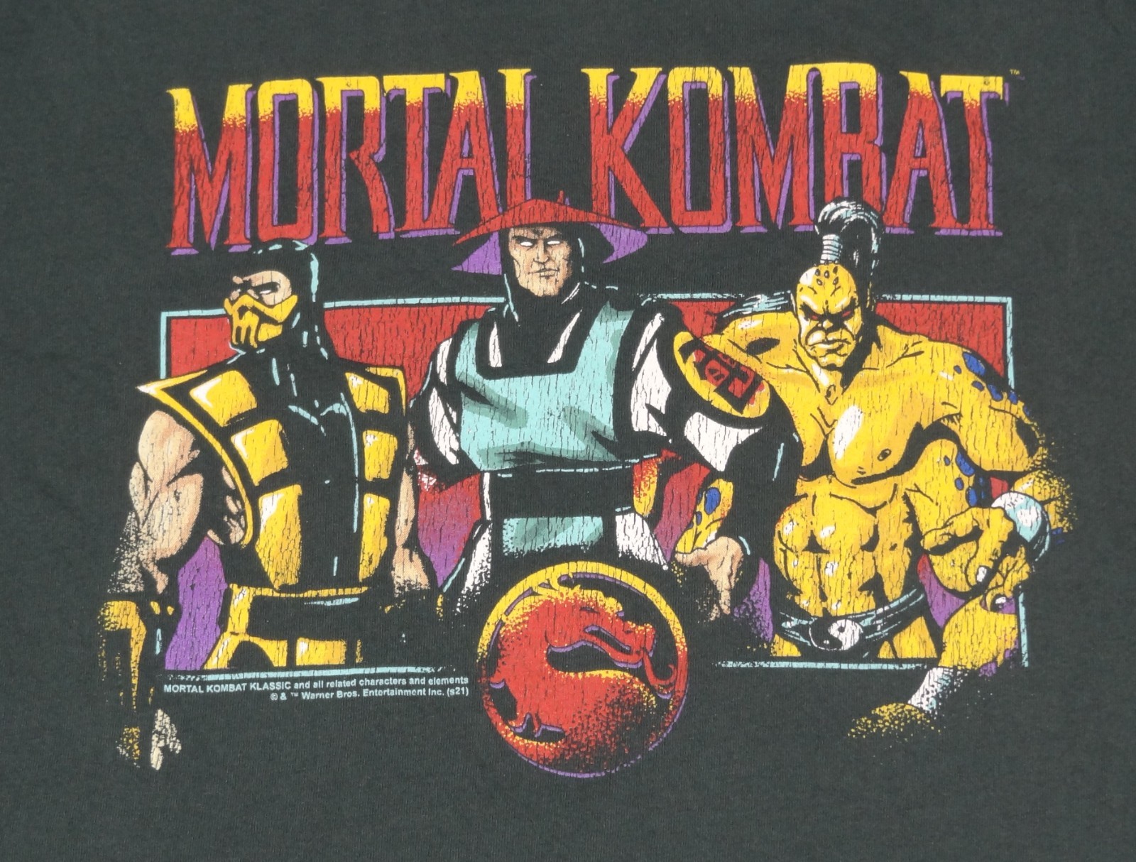 Old Navy Mortal Kombat Klassic Graphic T Lost In The Woods Green Men's Unisex S gallery