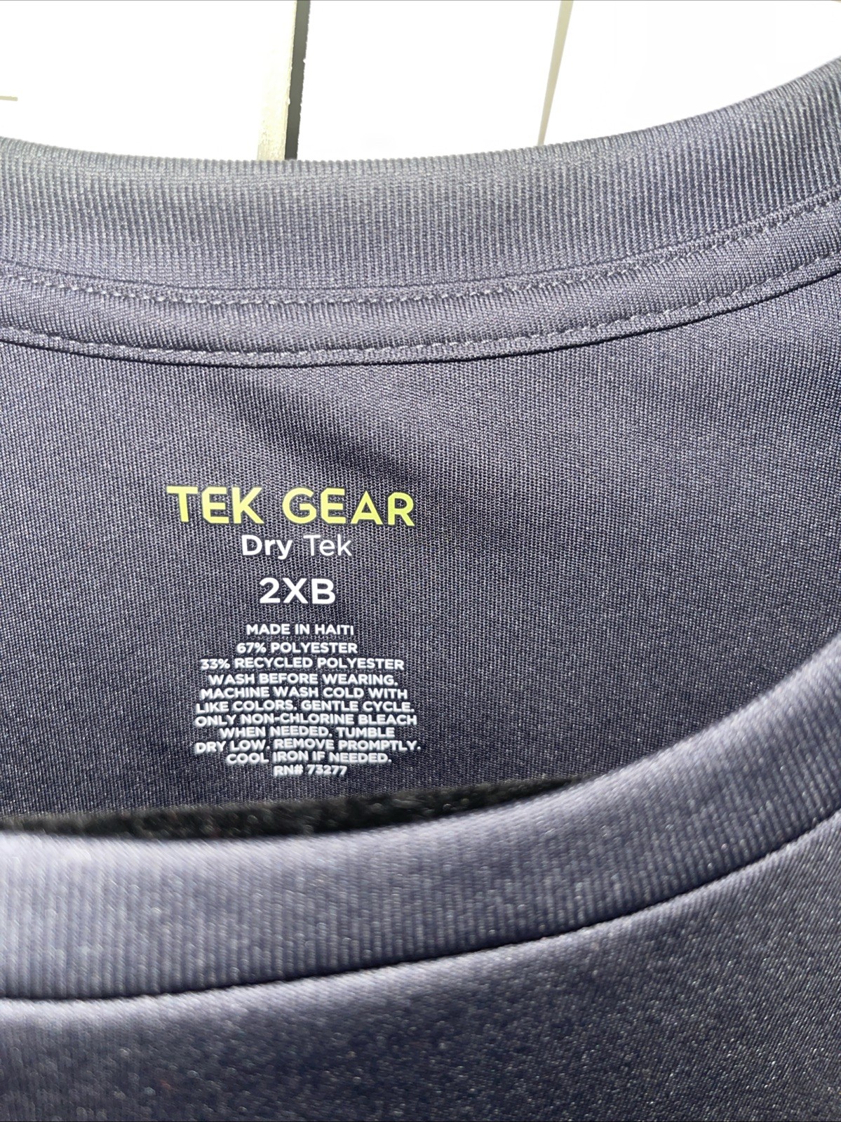 Tek Gear Mens Dry Tek Tee Size 2XB Big Gray Alethic, Sportswear gallery