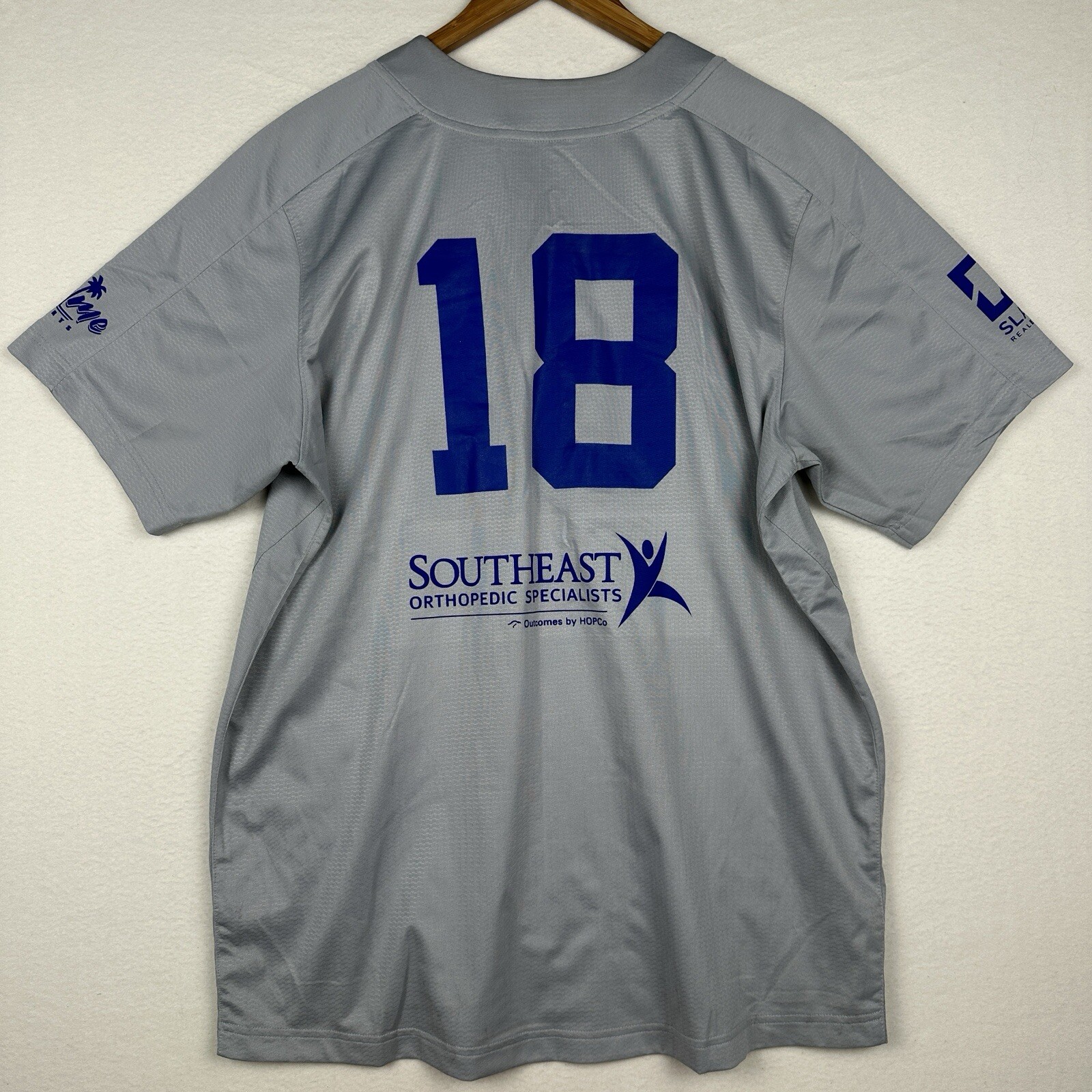 Los Angeles Dodgers #18 Nike Baseball Shirt Player 18 Gray Prime Sport BQ5399058 gallery