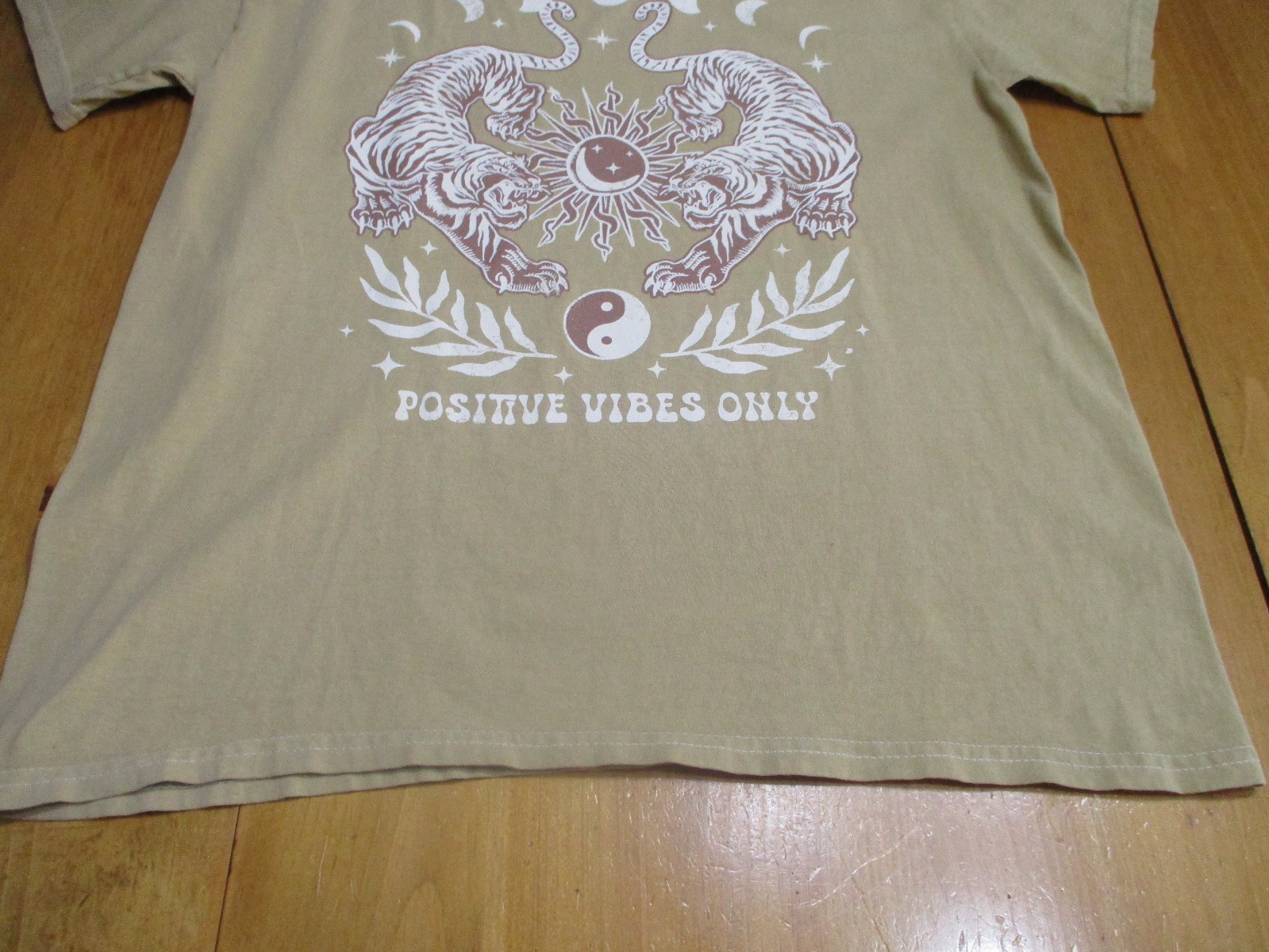 NWT Goodie Two Sleeves Intuition Positive Vibes Only Oversized Graphic T-Shirt gallery
