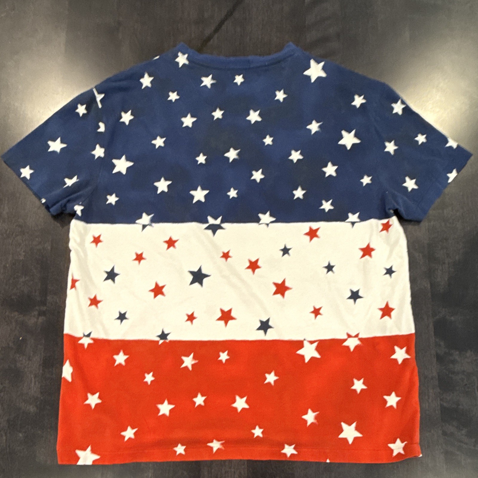 Polo Ralph Lauren Classic Fit Cotton Stars Crew Neck Tee Blue/White/Red L/G gallery