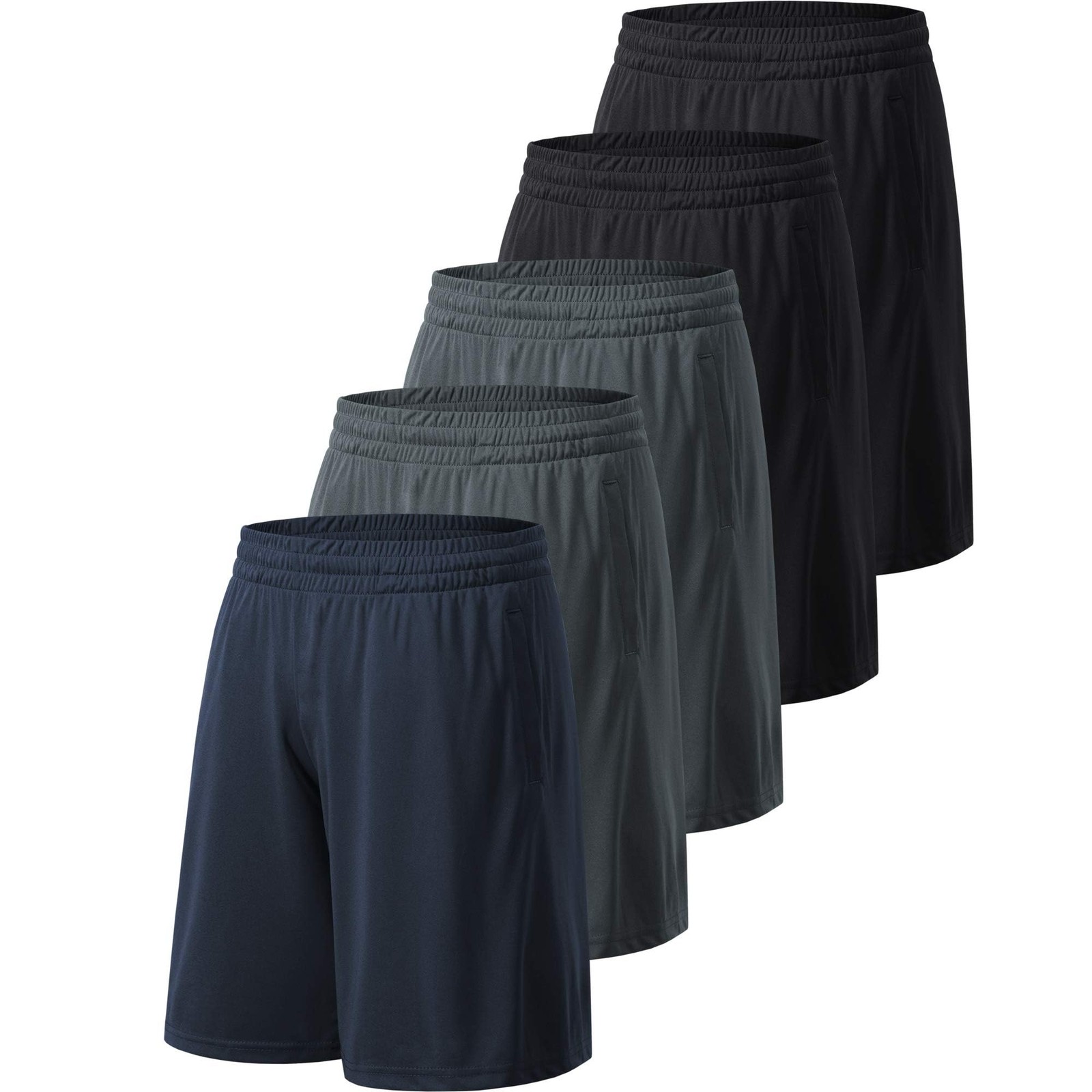 Profectors Men’s Small, 5 Pack Black, Dark Grey, Navy