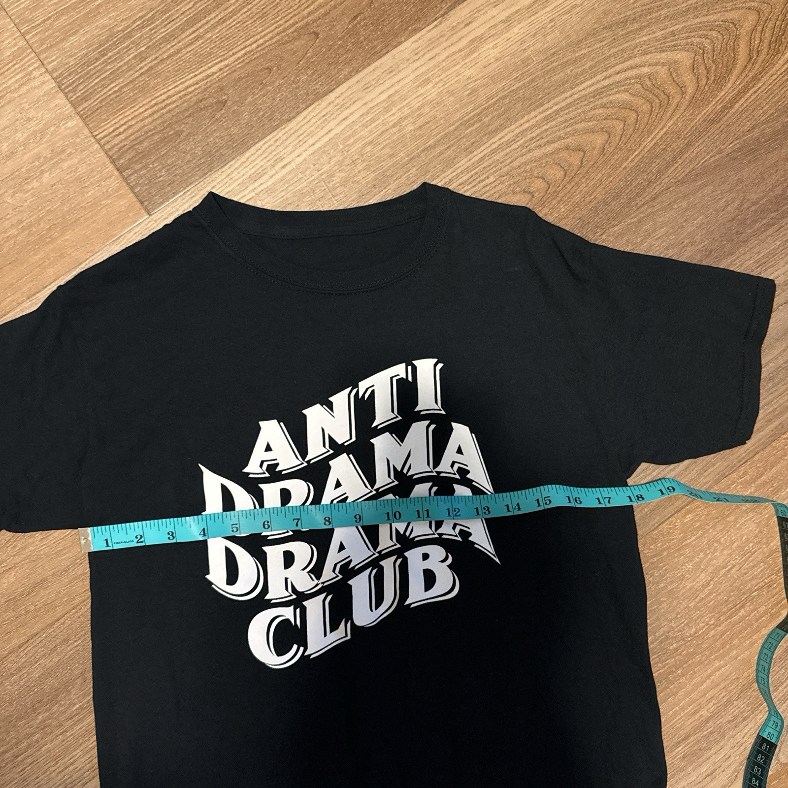 Anti Drama Drama Club black and white cotton tee Shirt Size Medium gallery