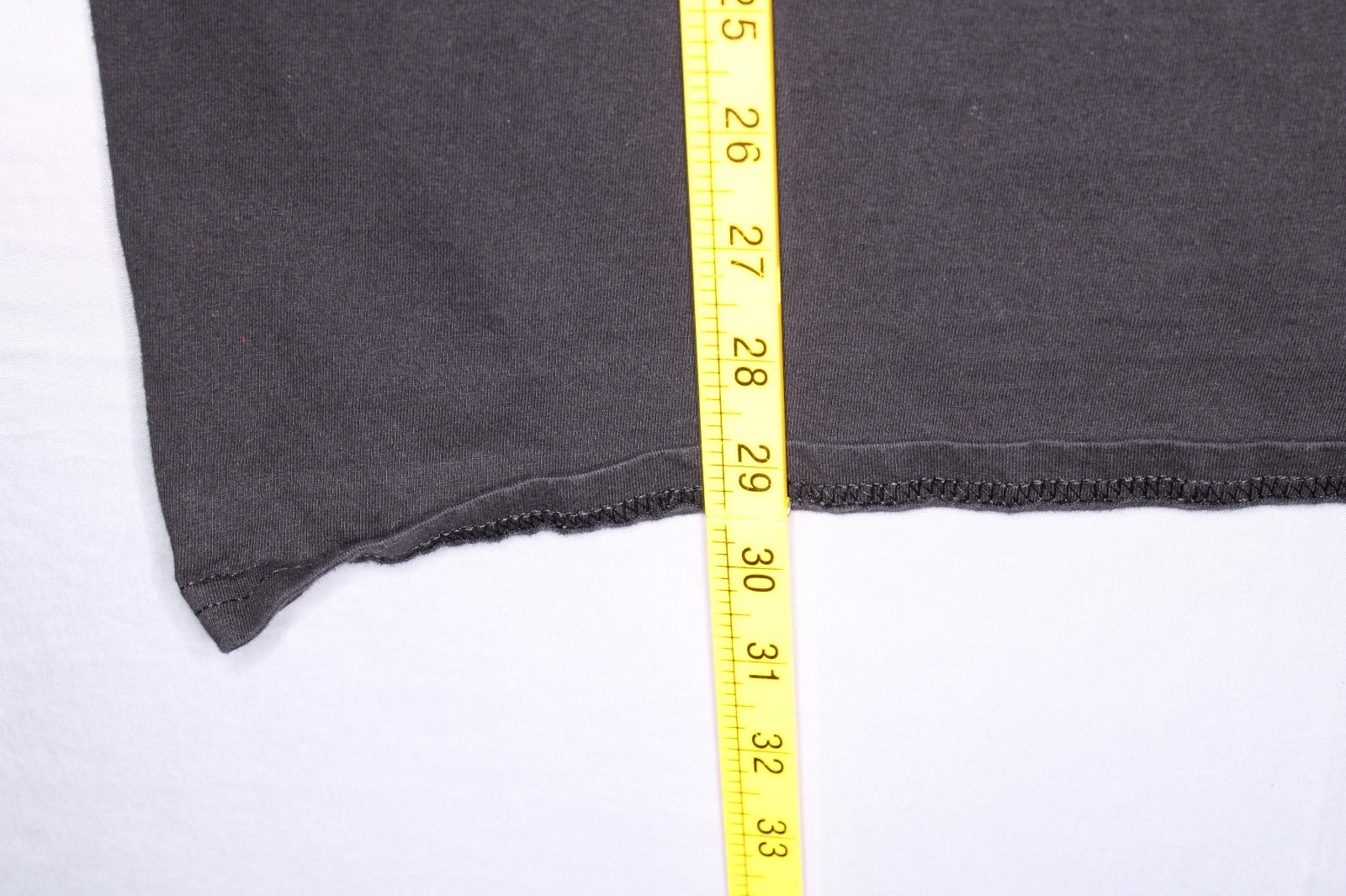 Hanes Mens Short Sleeve Beefy Plain Black Cotton Crew Neck Blank T-Shirt gallery