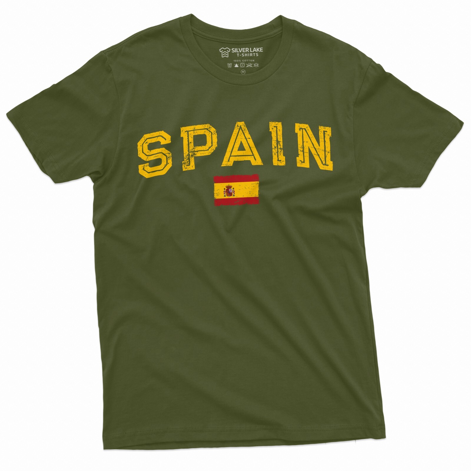Spain España T-shirt Spanish Flag Coat of arms National Patriotic Tee Shirt Tee gallery
