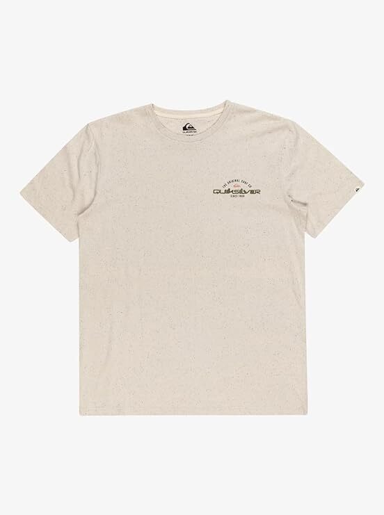 QUIKSILVER ARCHED TYPE MENS T-SHIRT BIRCH EQYZT07717 WDW0 S - XXL RRP £18 gallery