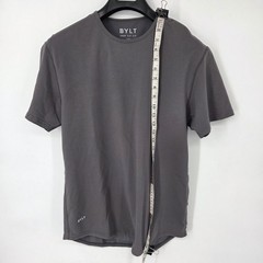 Bylt Basics Drop Cut LUX Short Sleeve Crew Tee Shirt Men’s Large Gray