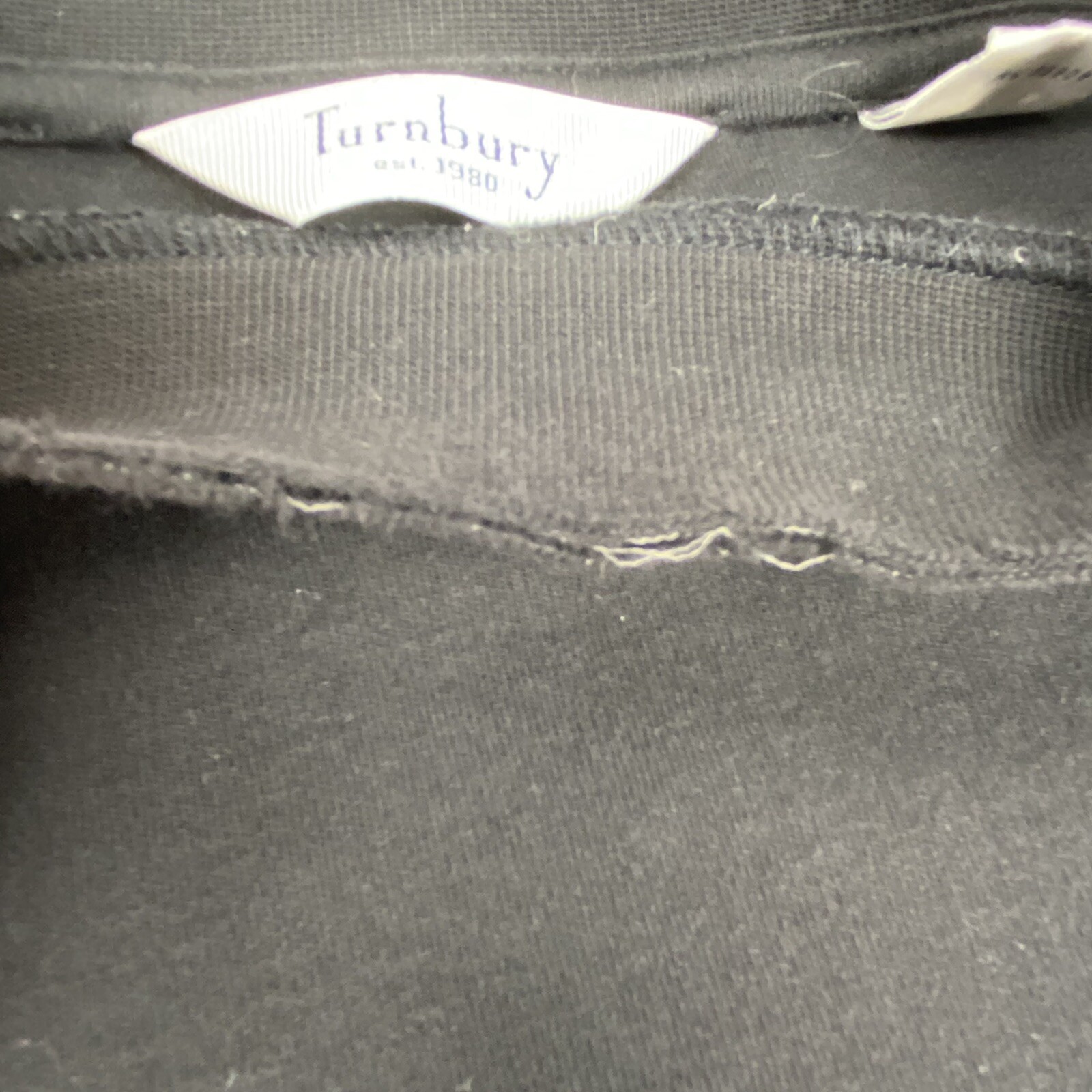 Turnbury Mens Size M Black Shirt Long Sleeve Mock High Neck Casual gallery