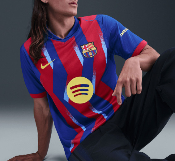 Nike FC Barcelona 2025/26 Stadium Fourth DriFit Soccer Replica Jersey FZ1304-432 gallery