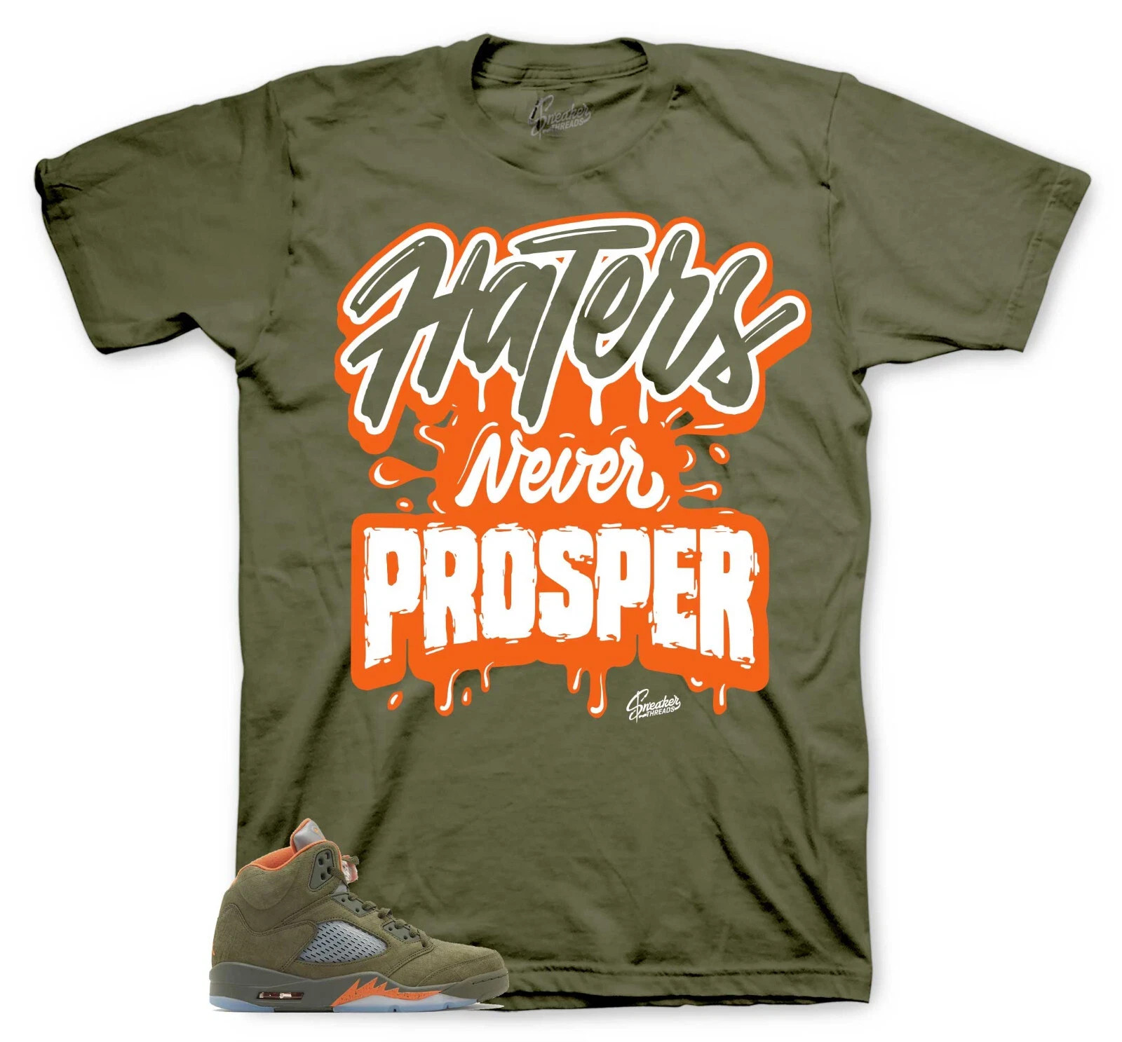 Olive Sneaker T Shirt Prosper Streetwear Graphic Tee Unisex gallery