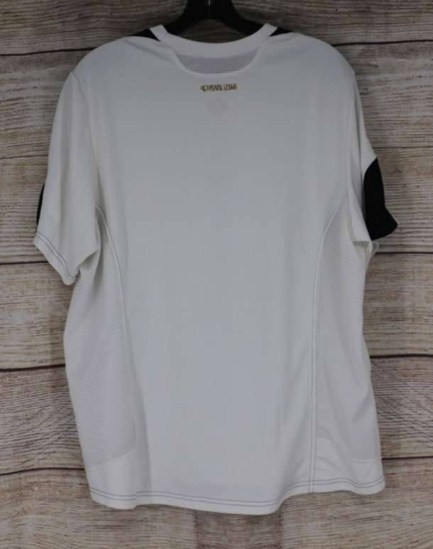 Pearl Izumi Select Series Cycling Jersey Men's XL White Black Short Sleeve Shirt gallery