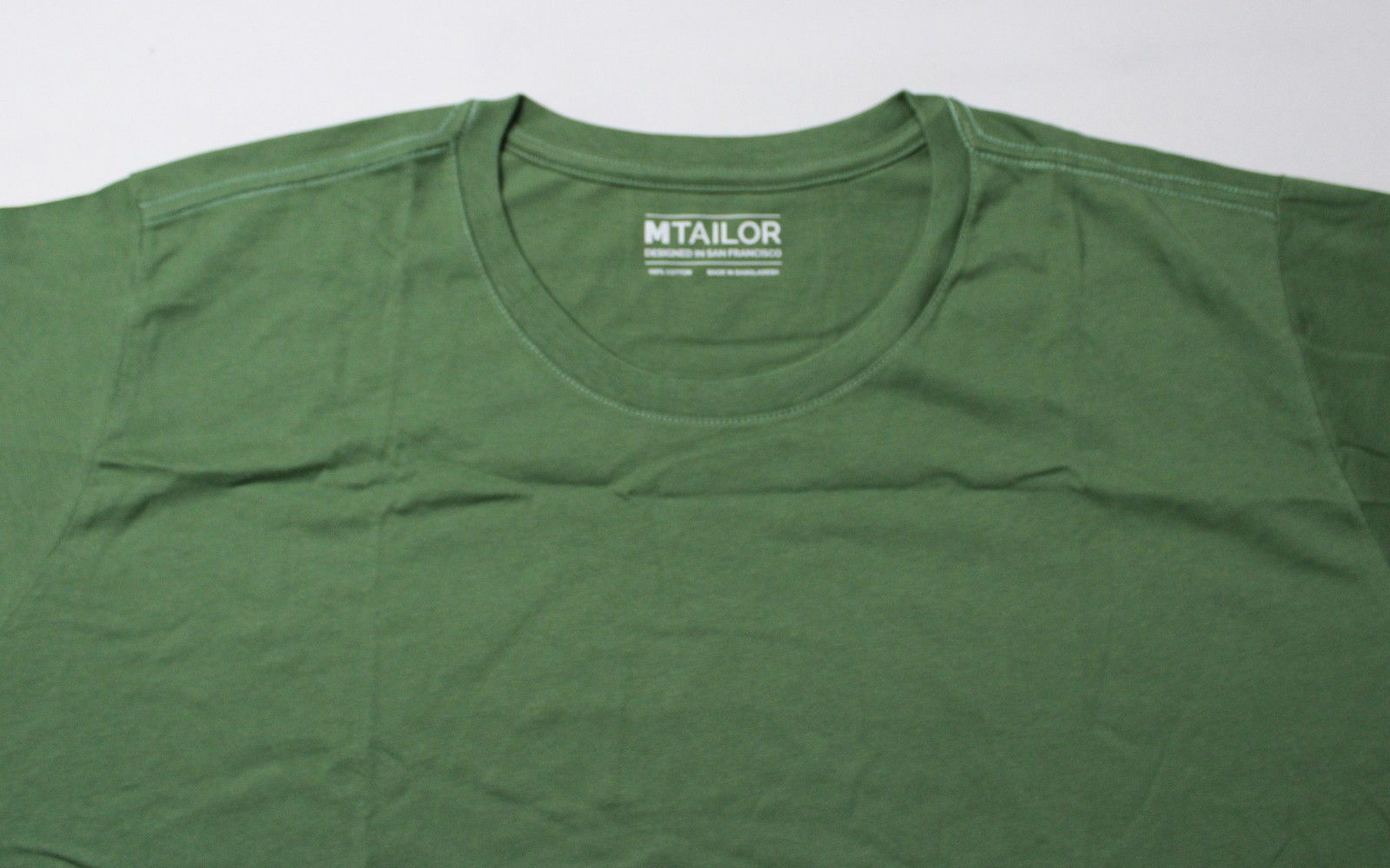 Mtailor Men's Solid Short Sleeve T-Shirt EJ3 Sage Frost See Description NWT gallery