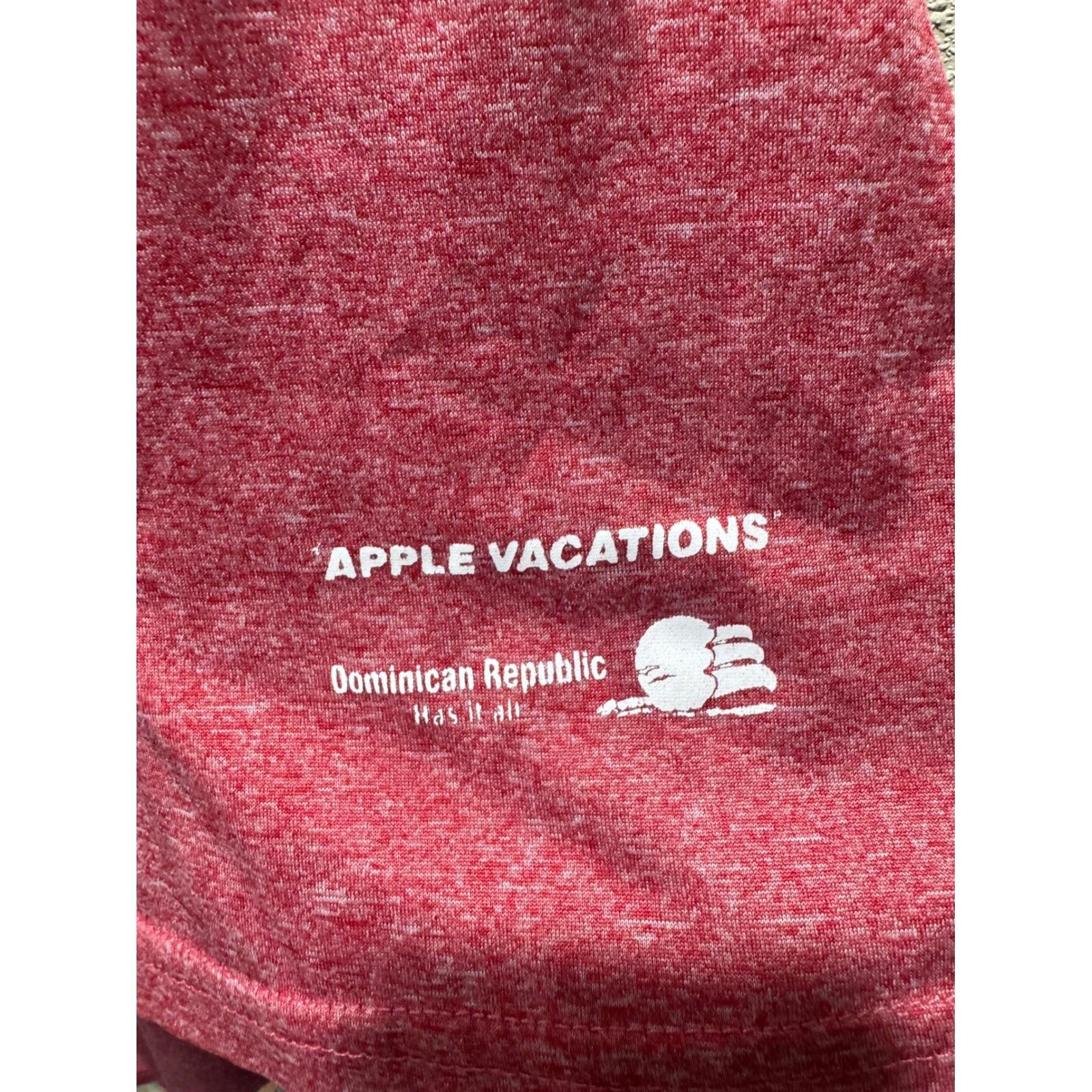St Louis Cardinals MLB T-Shirt Mens Red Blue Side Panel Apple Vacations Promo L gallery
