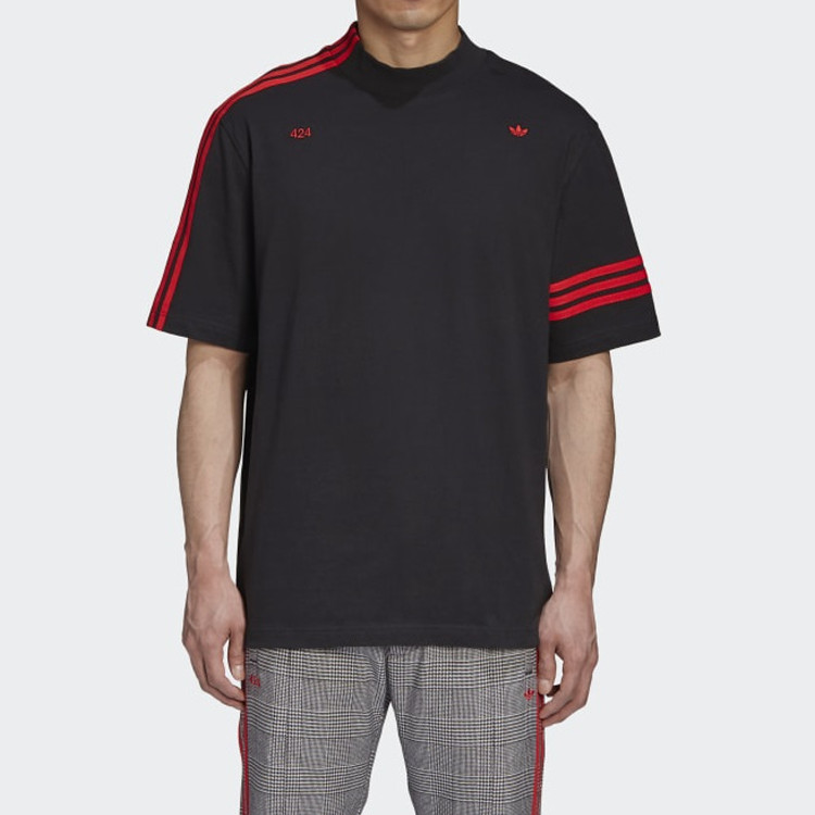 adidas Originals Trefoil x 424 R.Y.V. Ribbed Collar Loose Short Sleeve Tee gallery
