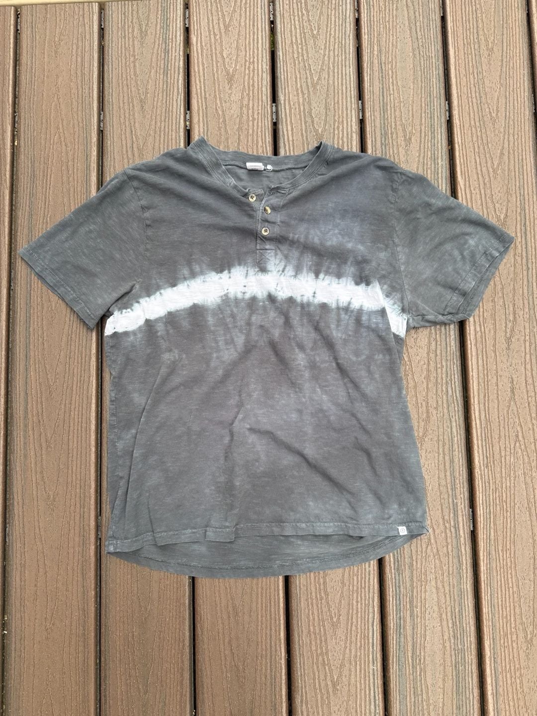 Reverse Threads Short Sleeve Henley T-Shirt