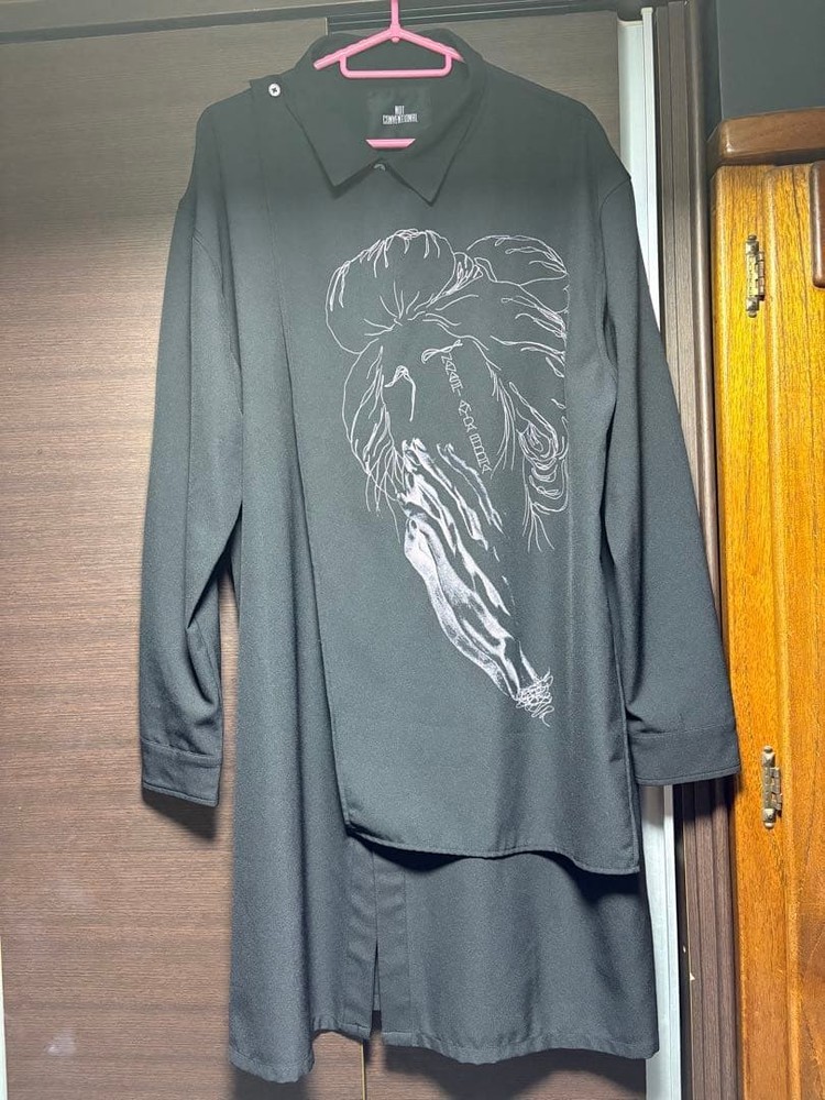 NOT CONVENTIONAL Layered Shirt N21-020 Buddha Free Size Rare
