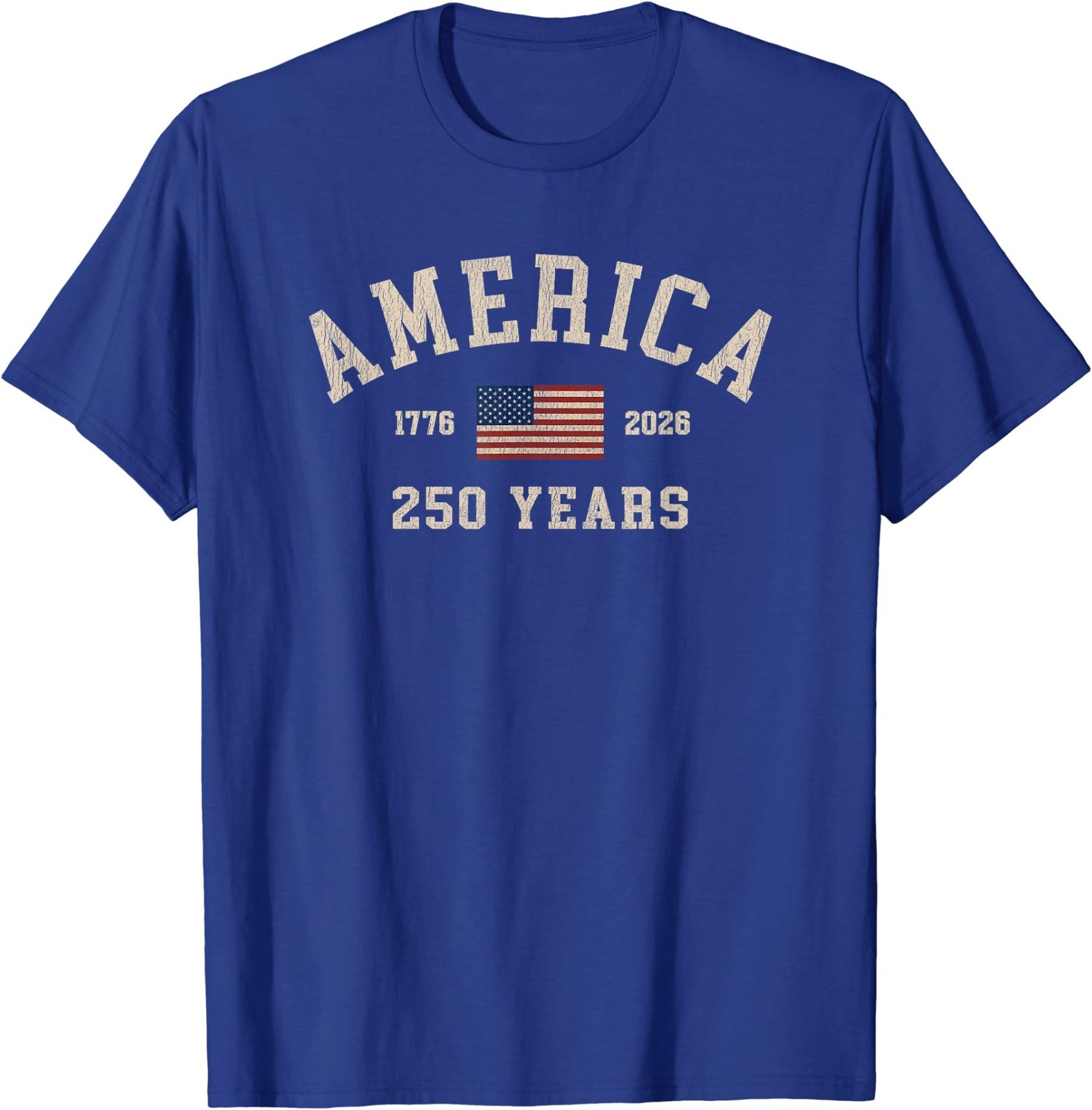 America 250 Years USA United States Flag July 4th 2026 1776 T-Shirt gallery