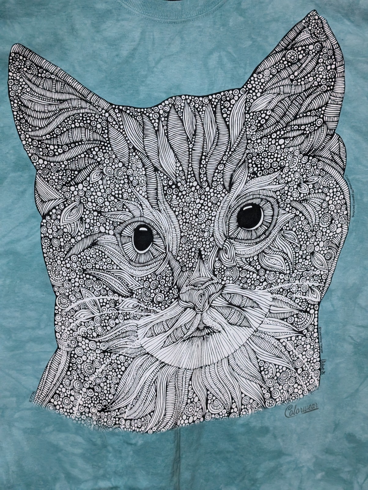 The Mountain Men’s T-shirt Green Colorwear Cat Pet Retired Logo XL #1507 NWOT