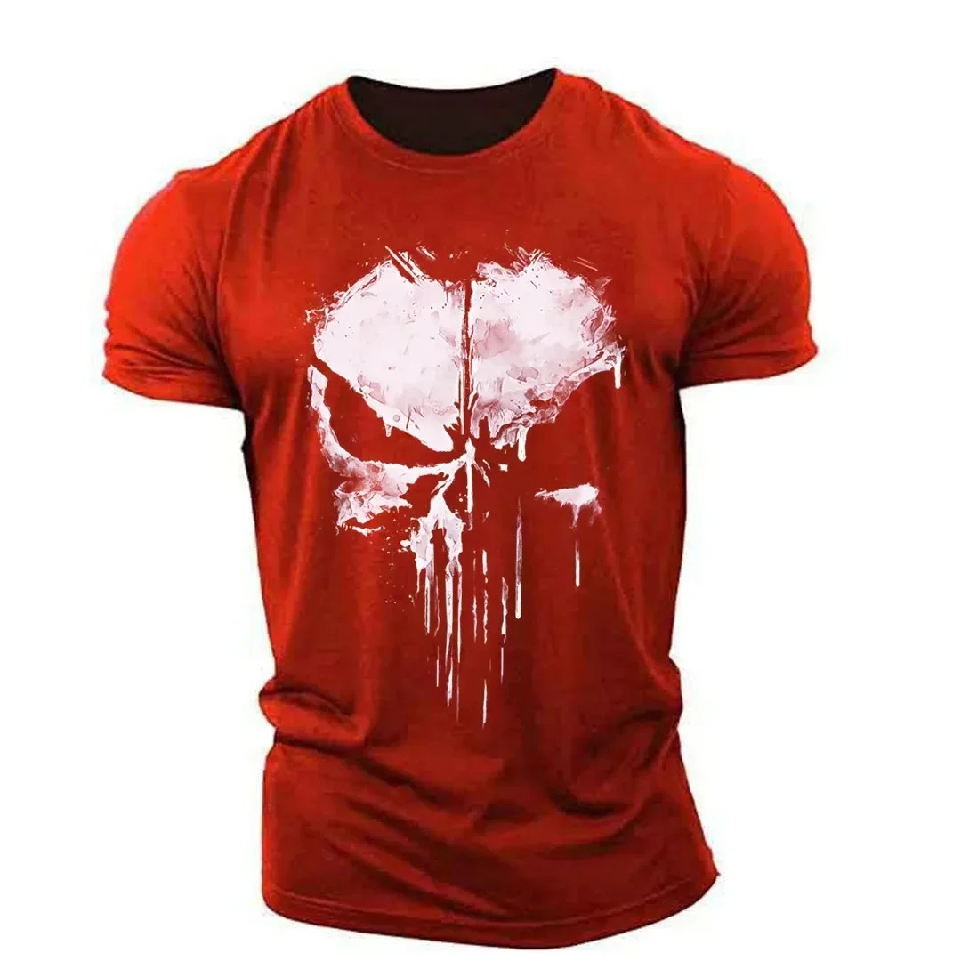 Punisher Skull Men's T-Shirt Top Fitness Sportswear Stretch Breathable gallery