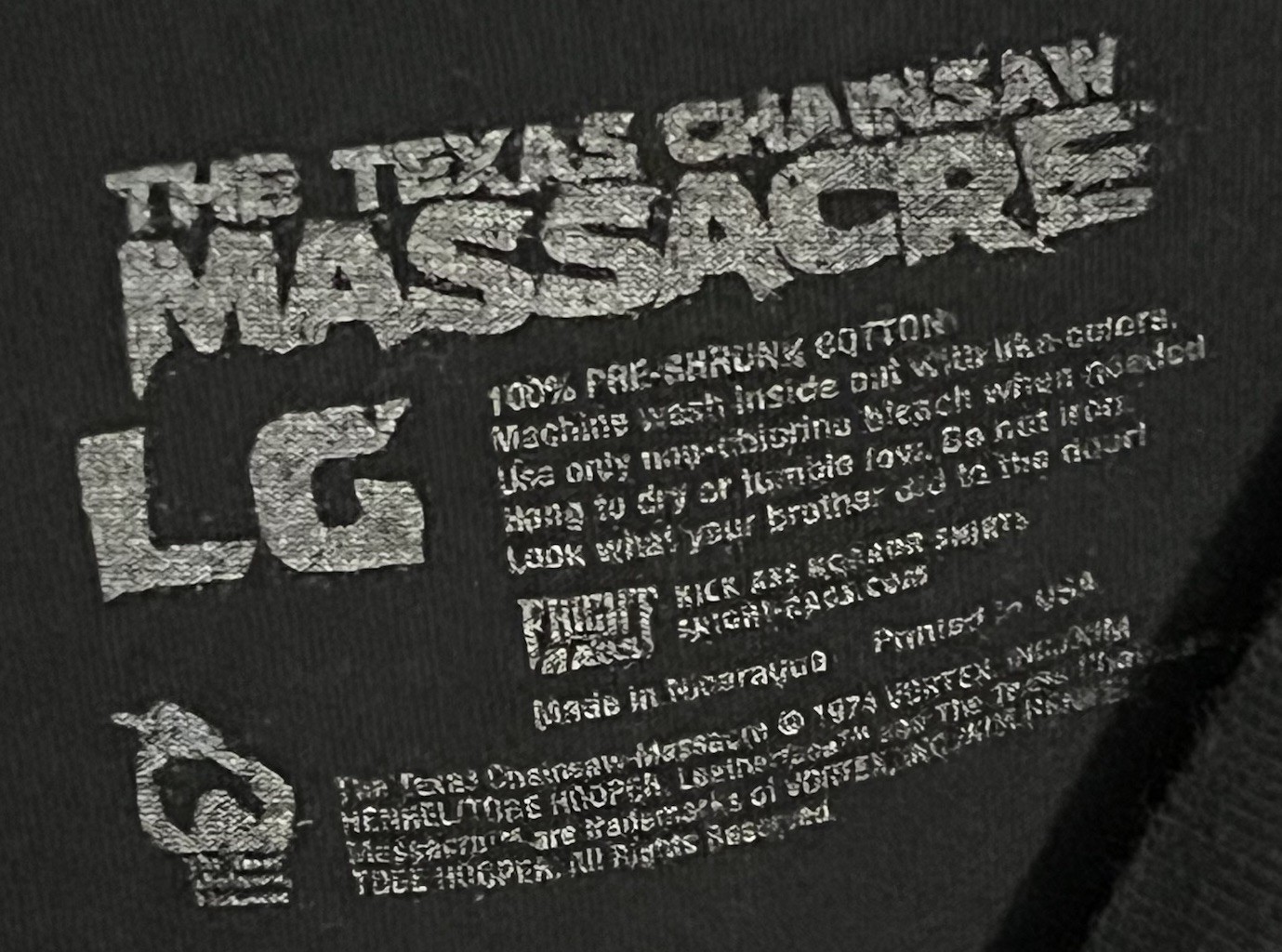 Fright Rags Leatherface The Texas Chainsaw Massacre Shirt L Large OOP gallery