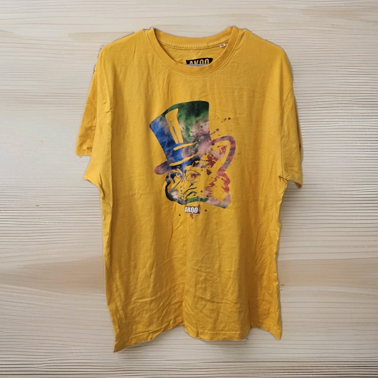 Vintage Men's 100% Authentic Akoo T-shirt 100% Cotton Made in India Size 2XL 90s gallery