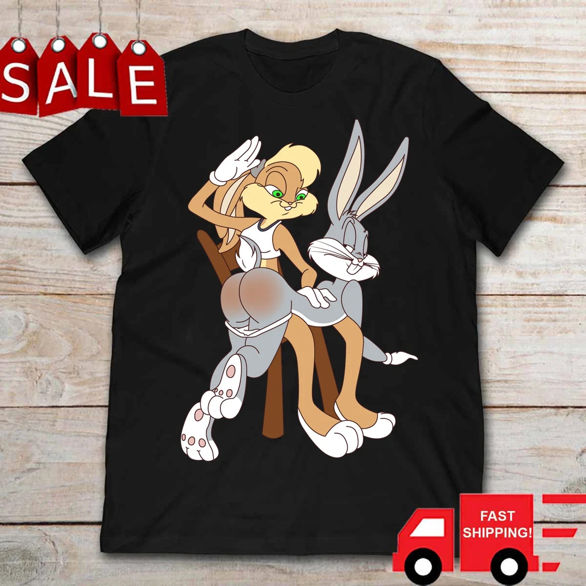 Lola Bug Lola Bunny Funny Shirt Short Sleeve Black Unisex Size S-5XL HL365 gallery